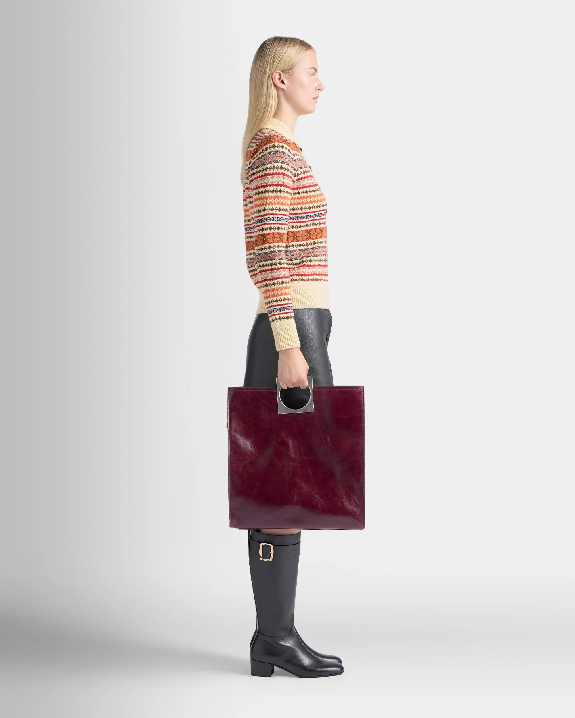 Anni Foldable Tote in Andorra Leather - Image 2
