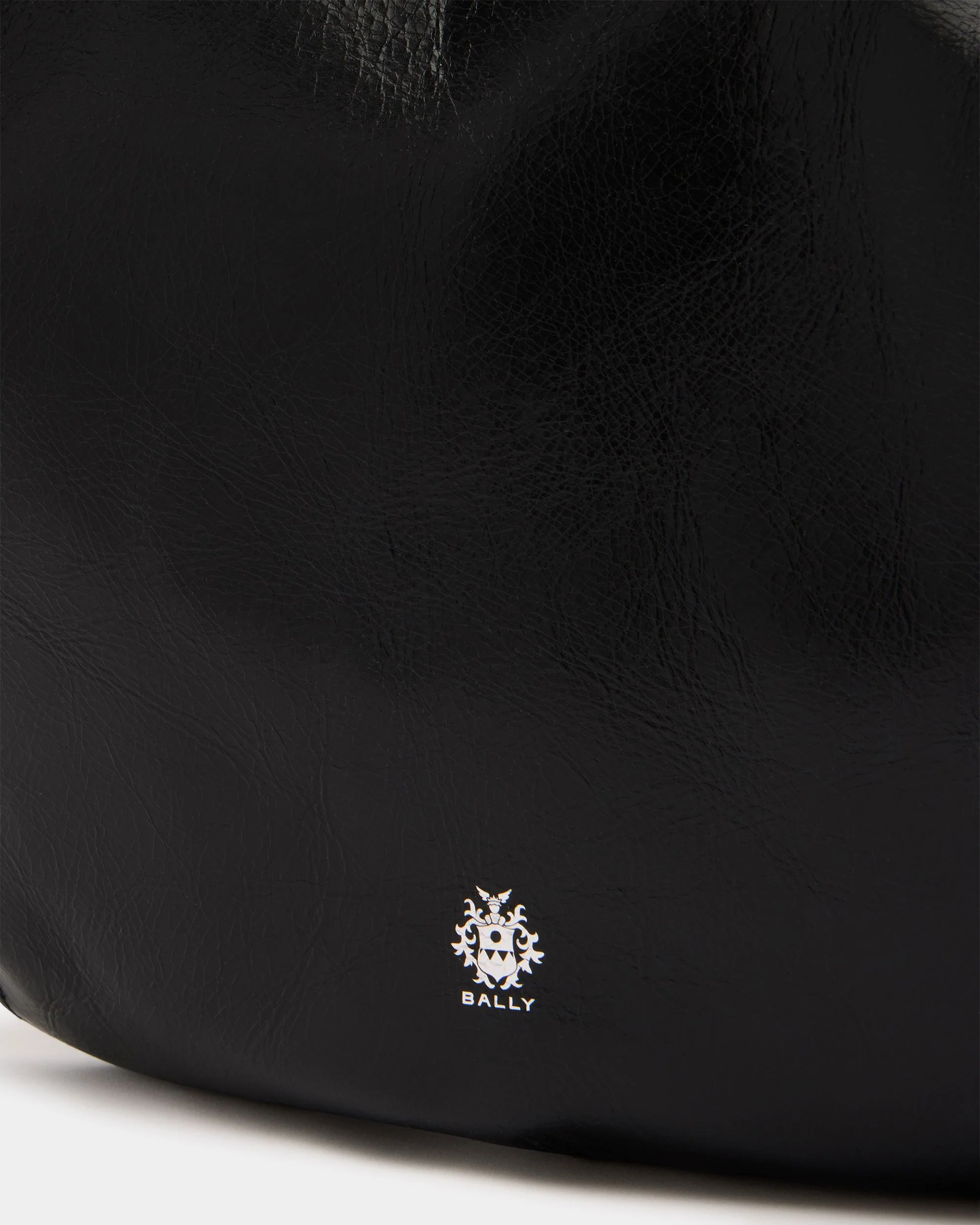 Anni Shoulder Bag in Black Leather - Image 6