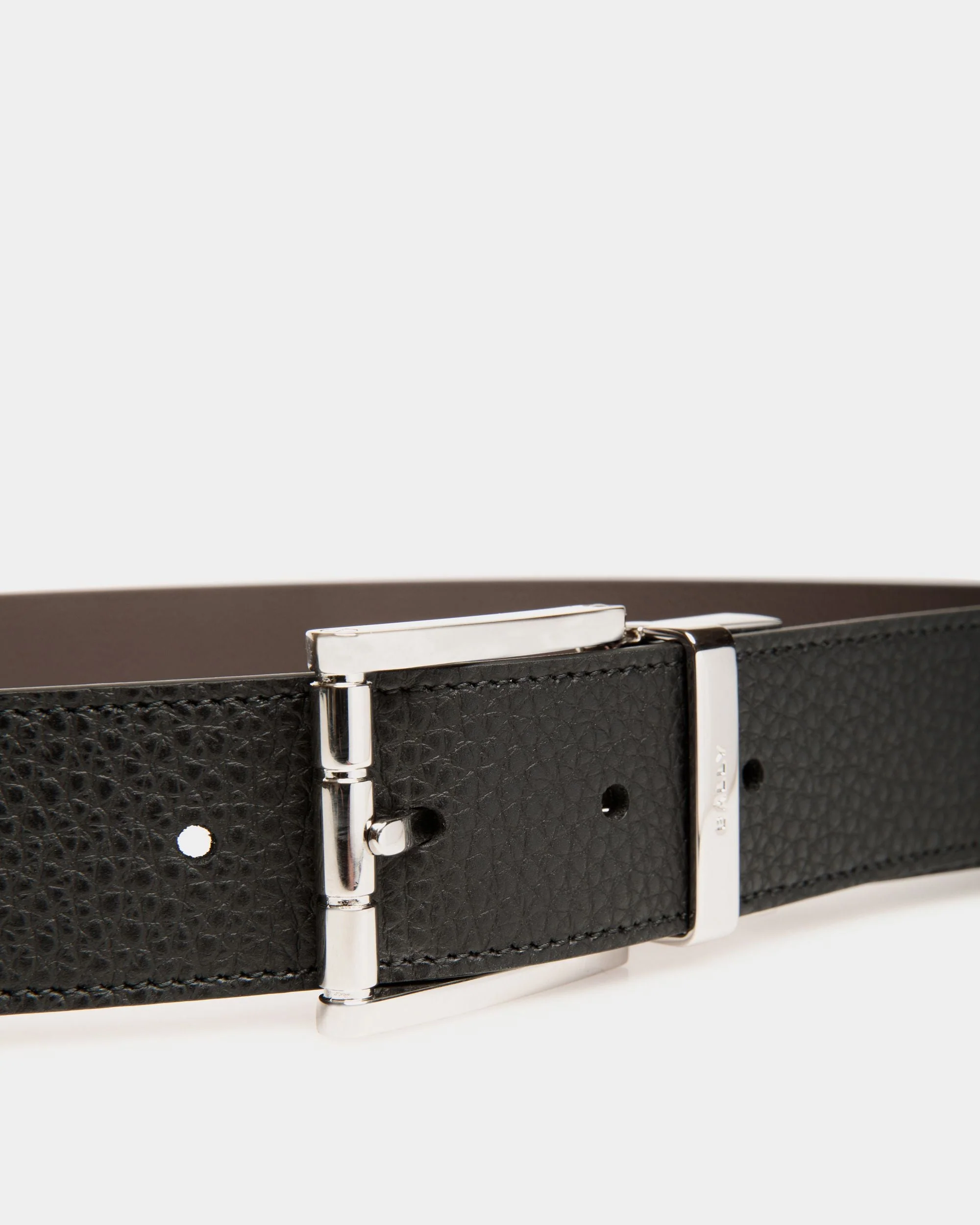 Astory 35mm Reversible And Adjustable Belt In Black And Brown Leather - Image 4