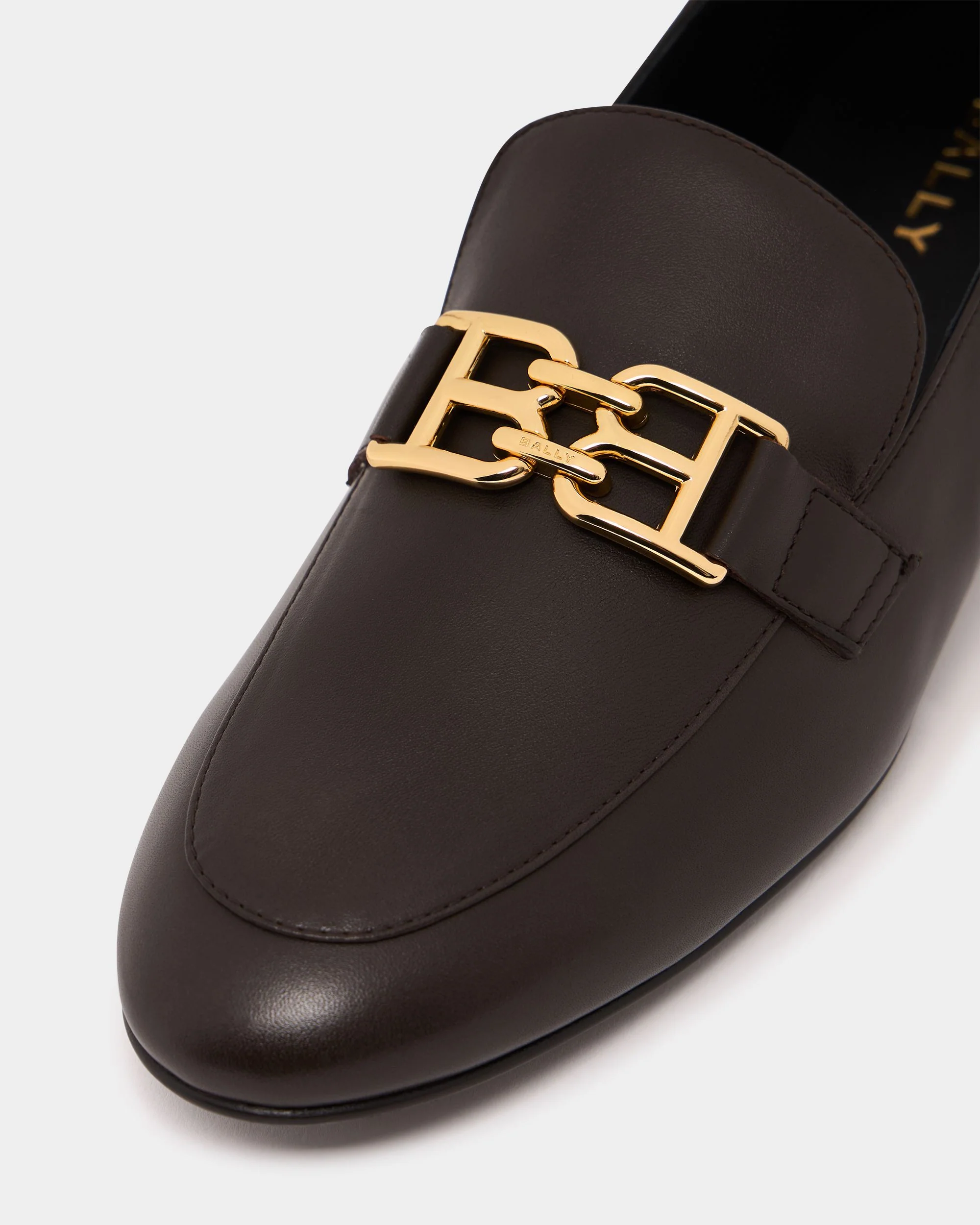 B-Chain Loafer in Coffee Leather - Image 6