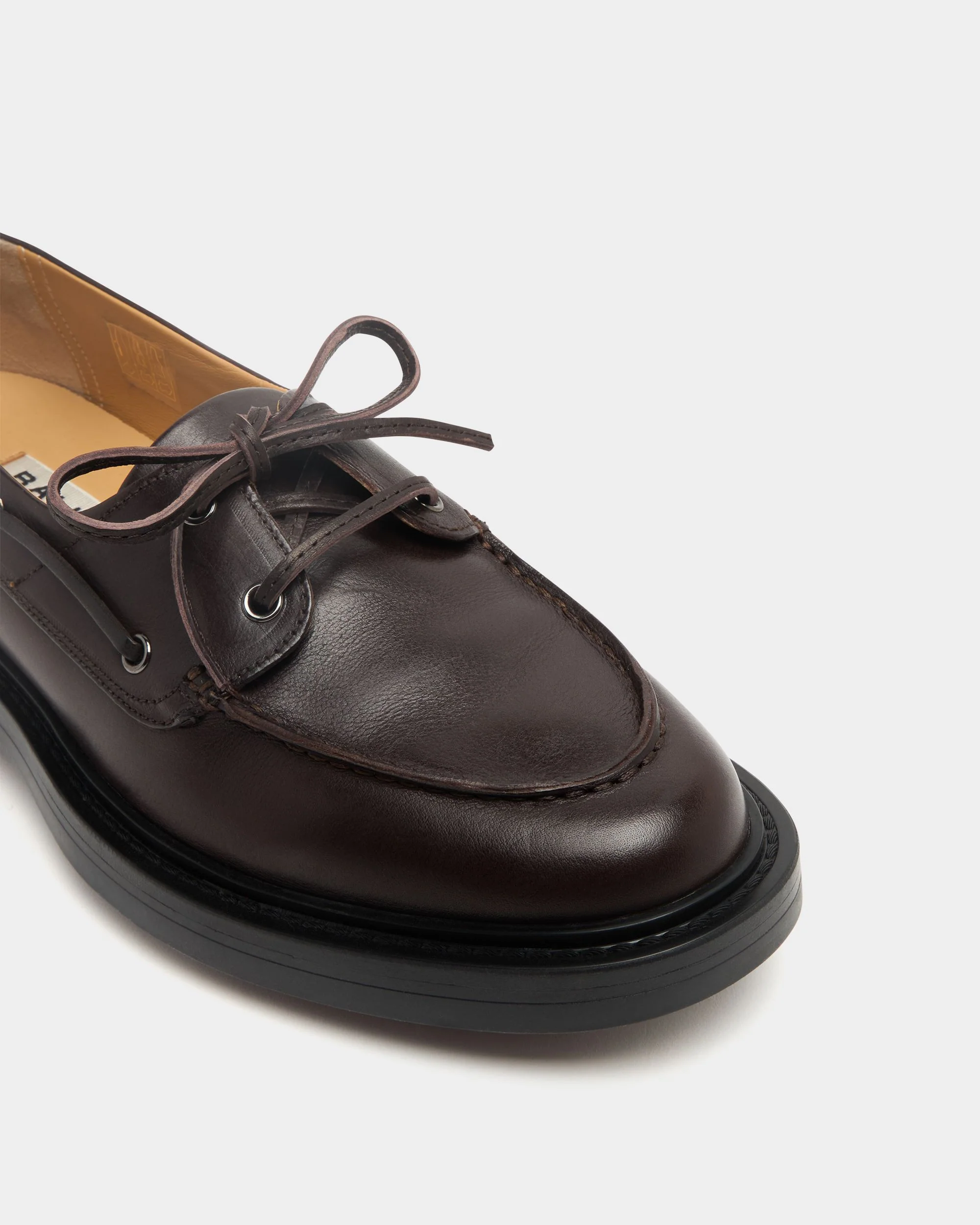 B-Lug Derby in Ebano Leather - Image 6