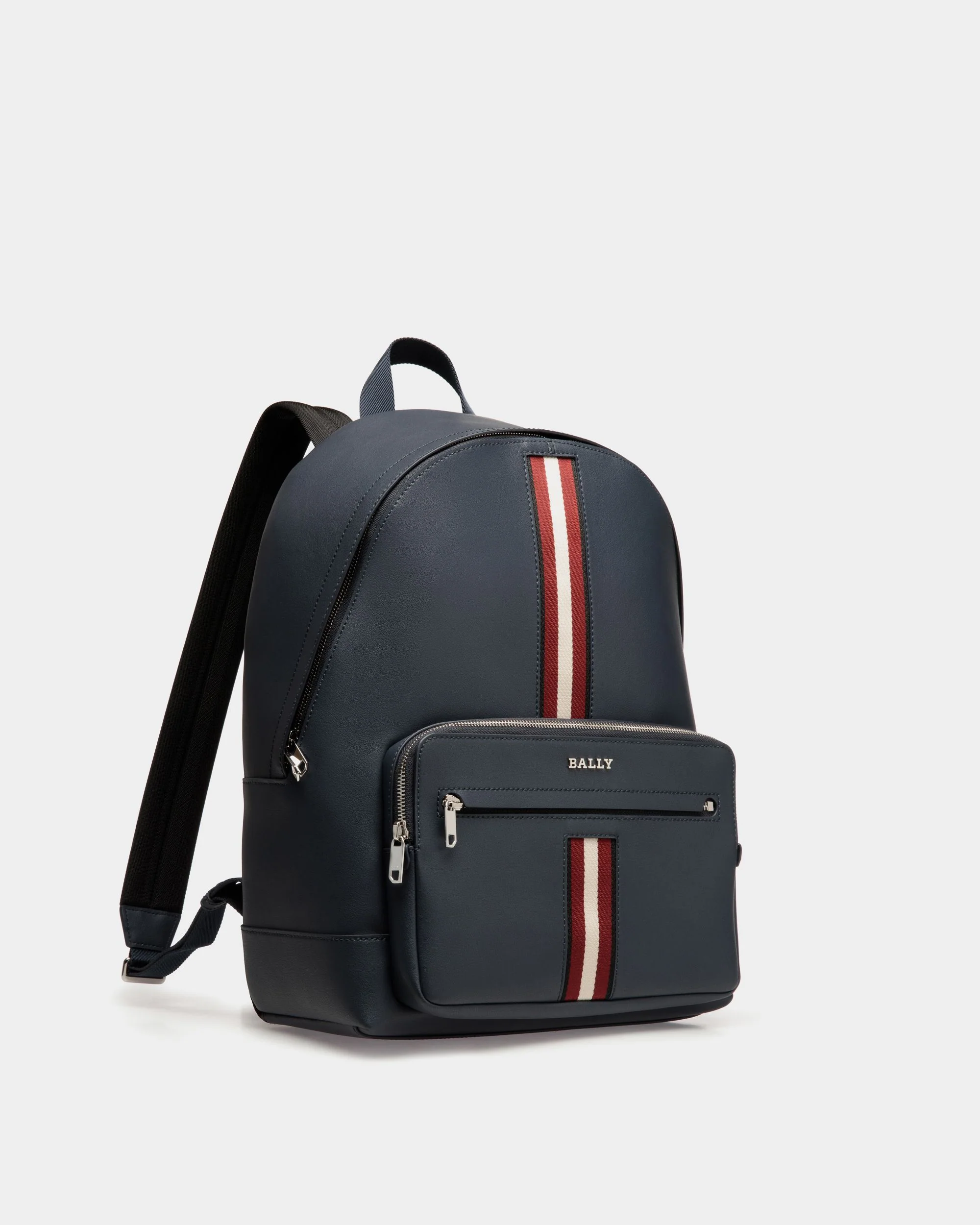 Backpack in Blue Leather - Image 3