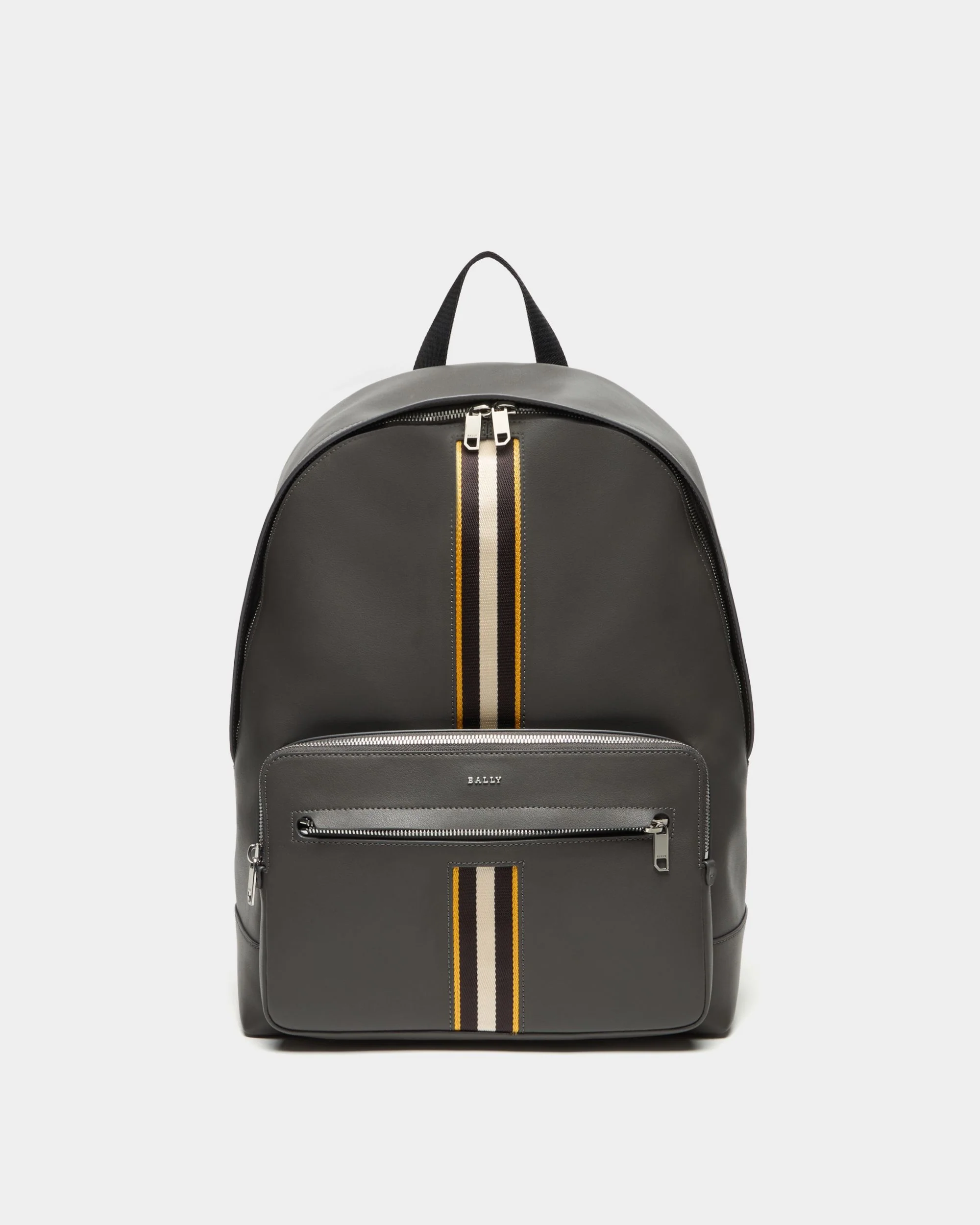 Backpack In Grey Leather