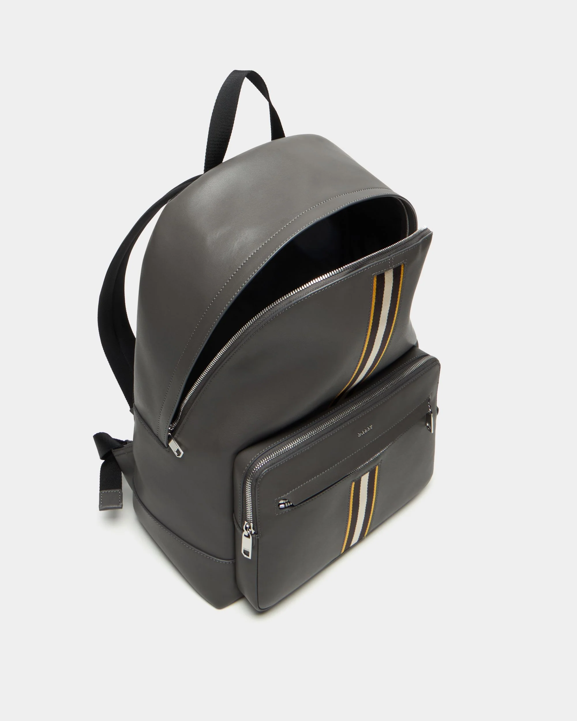 Backpack In Grey Leather - Image 4