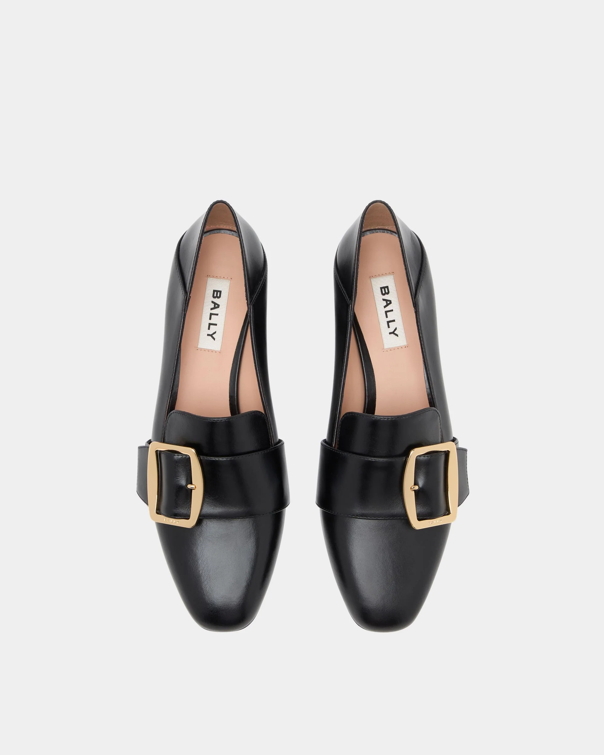 Bally Boucle Pump in Black Leather - Image 5