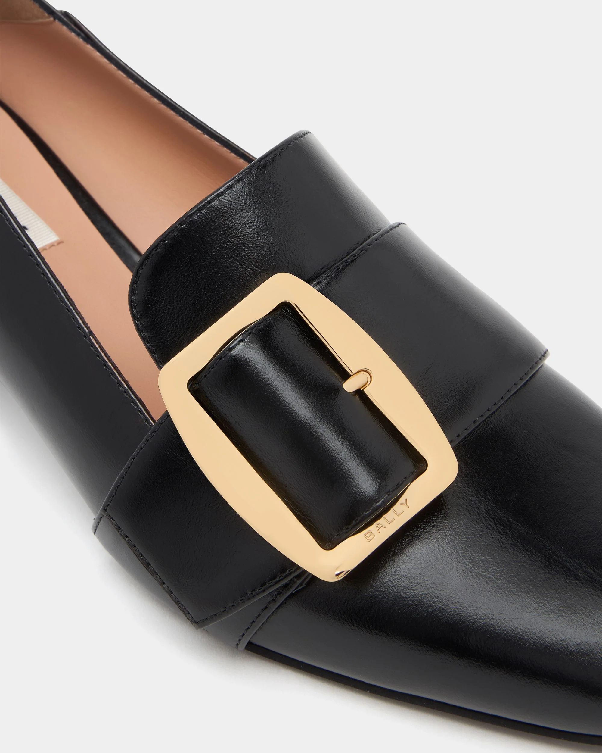 Bally Boucle Pump in Black Leather - Image 6