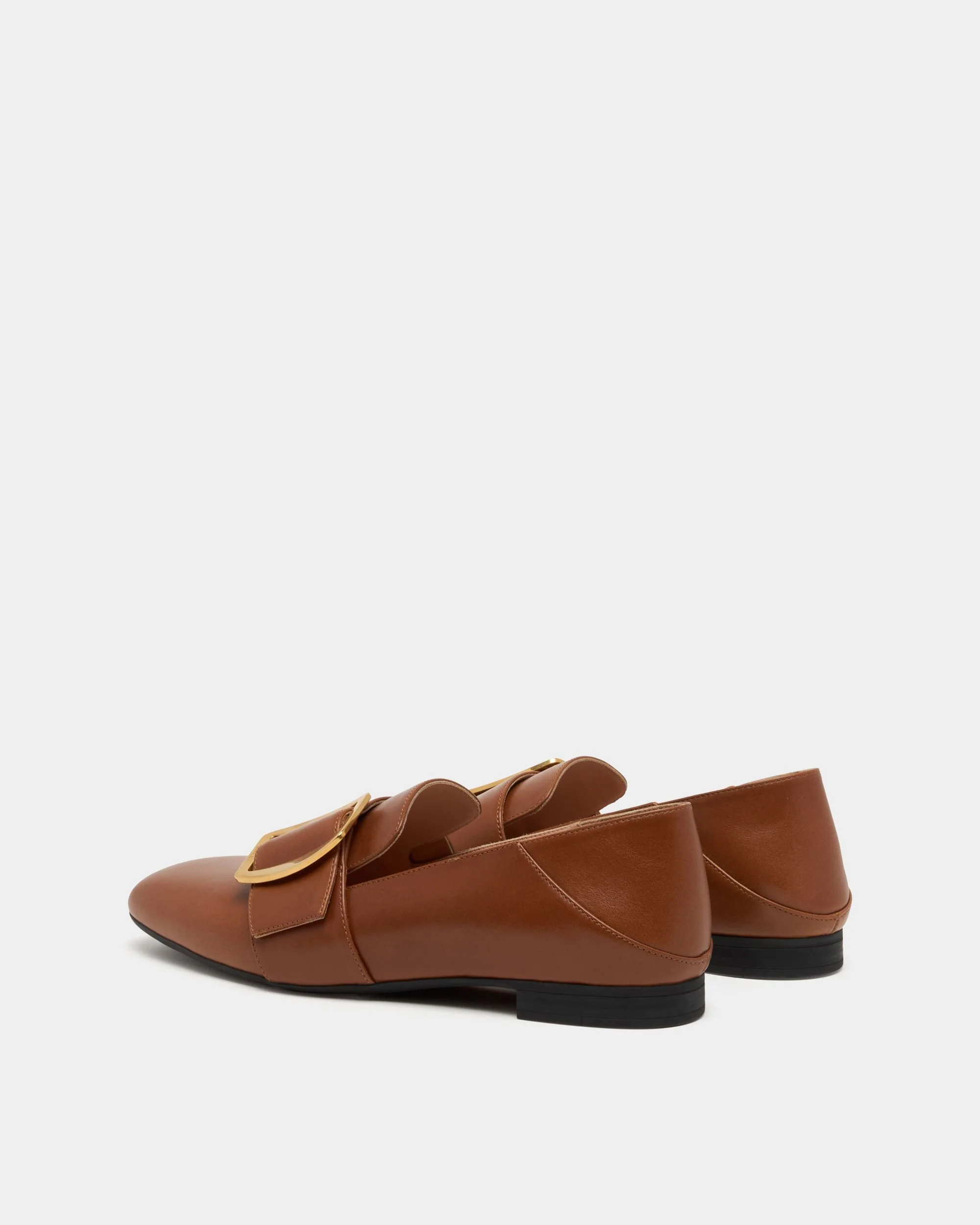 Bally Boucle Slipper in Amber Brown Leather - Image 4
