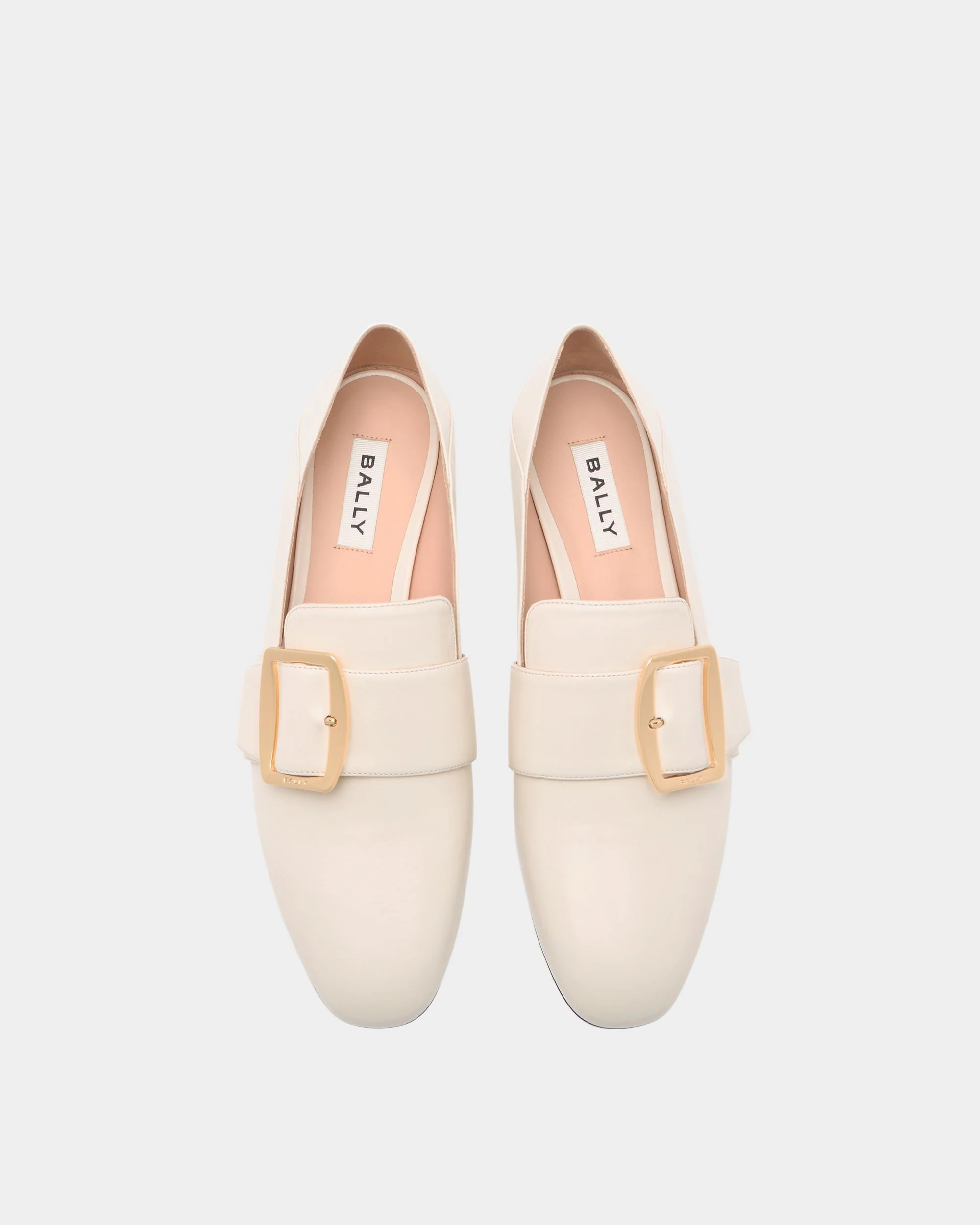 Bally Boucle Slipper in Ivory Leather - Image 5