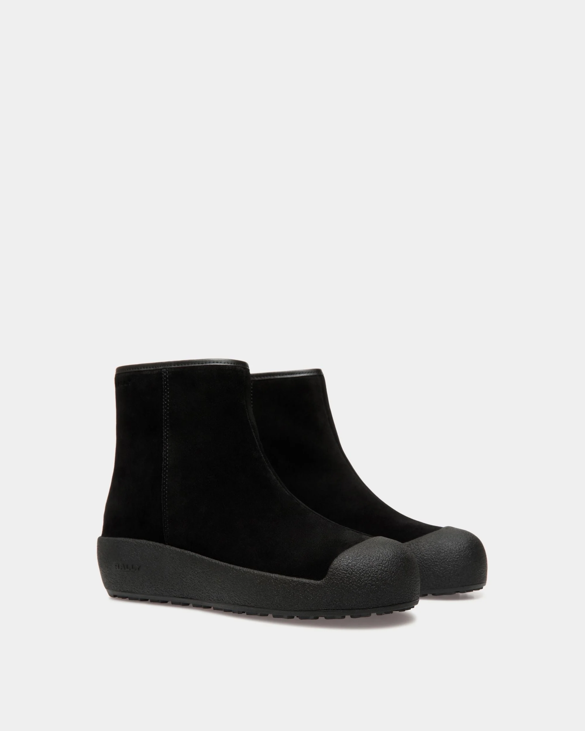 Bally Curling Bootie in Black Suede - Image 3