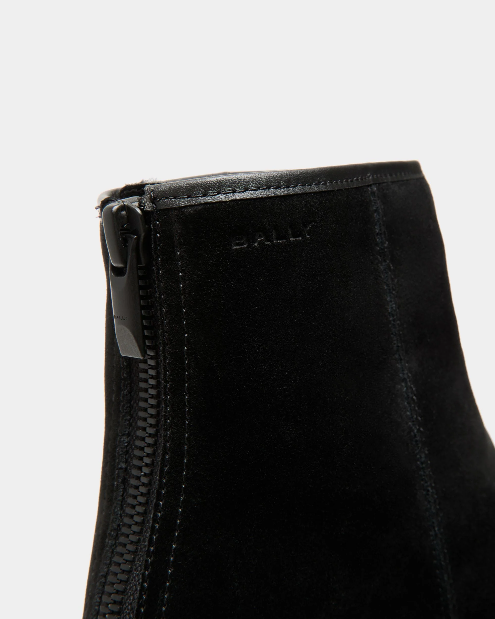 Bally Curling Bootie in Black Suede - Image 6