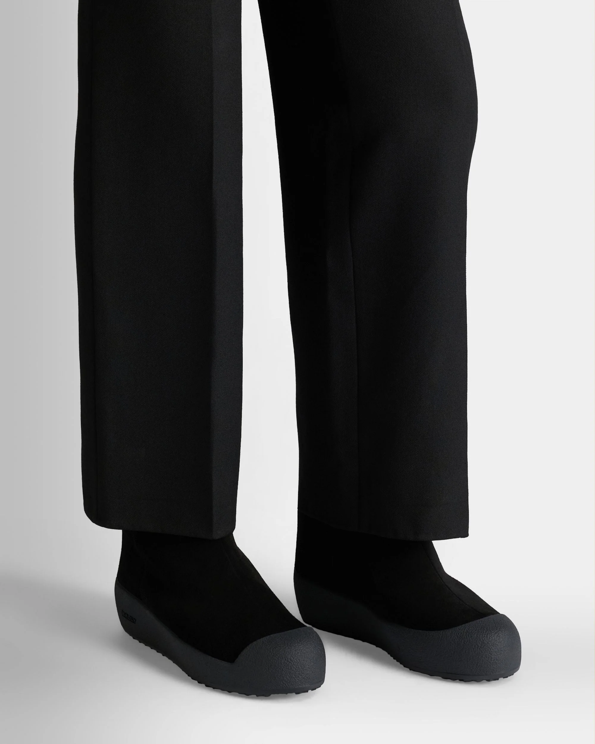 Bally Curling Bootie in Black Suede - Image 2