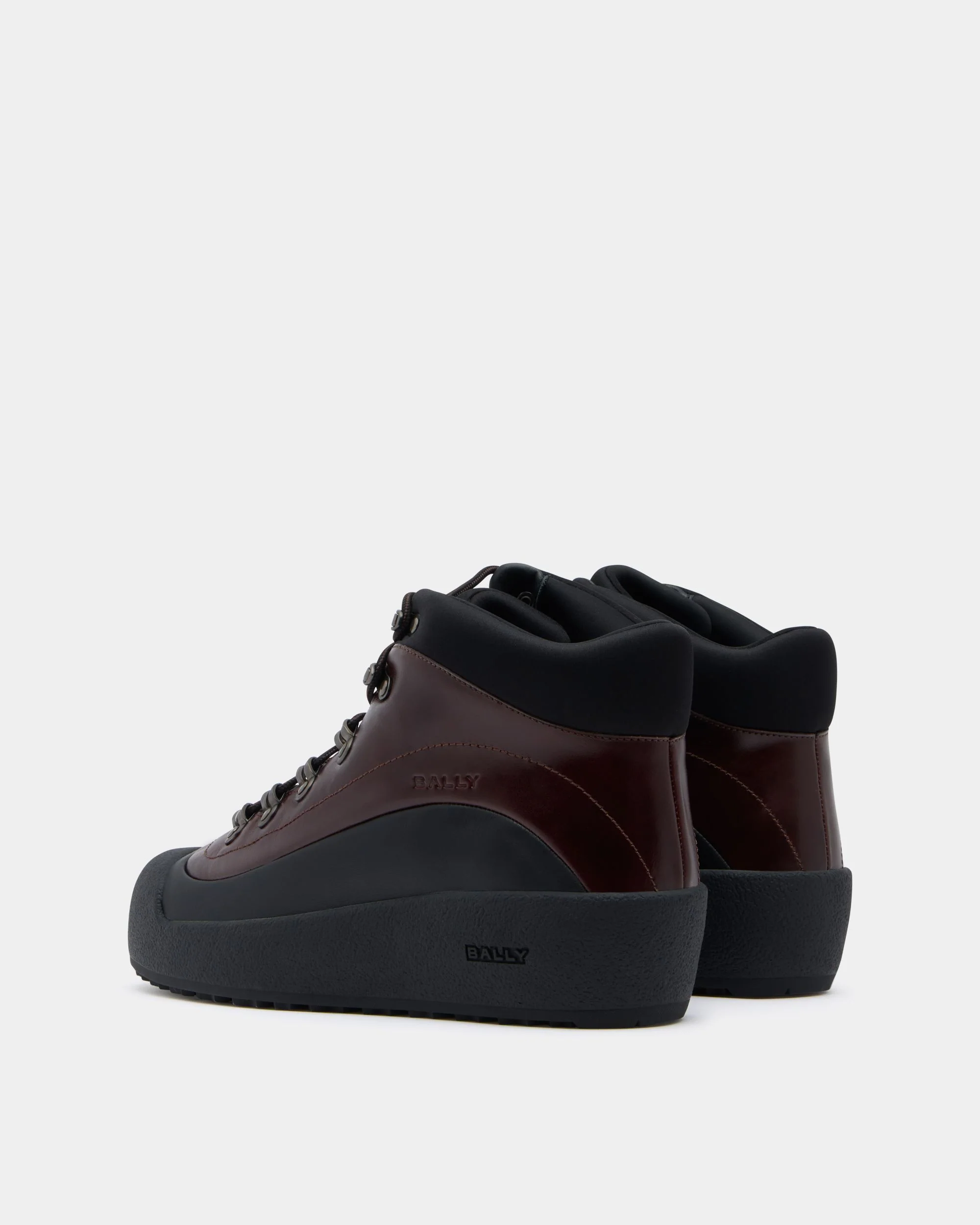 Bally Curling Bootie in Brown Leather - Image 4