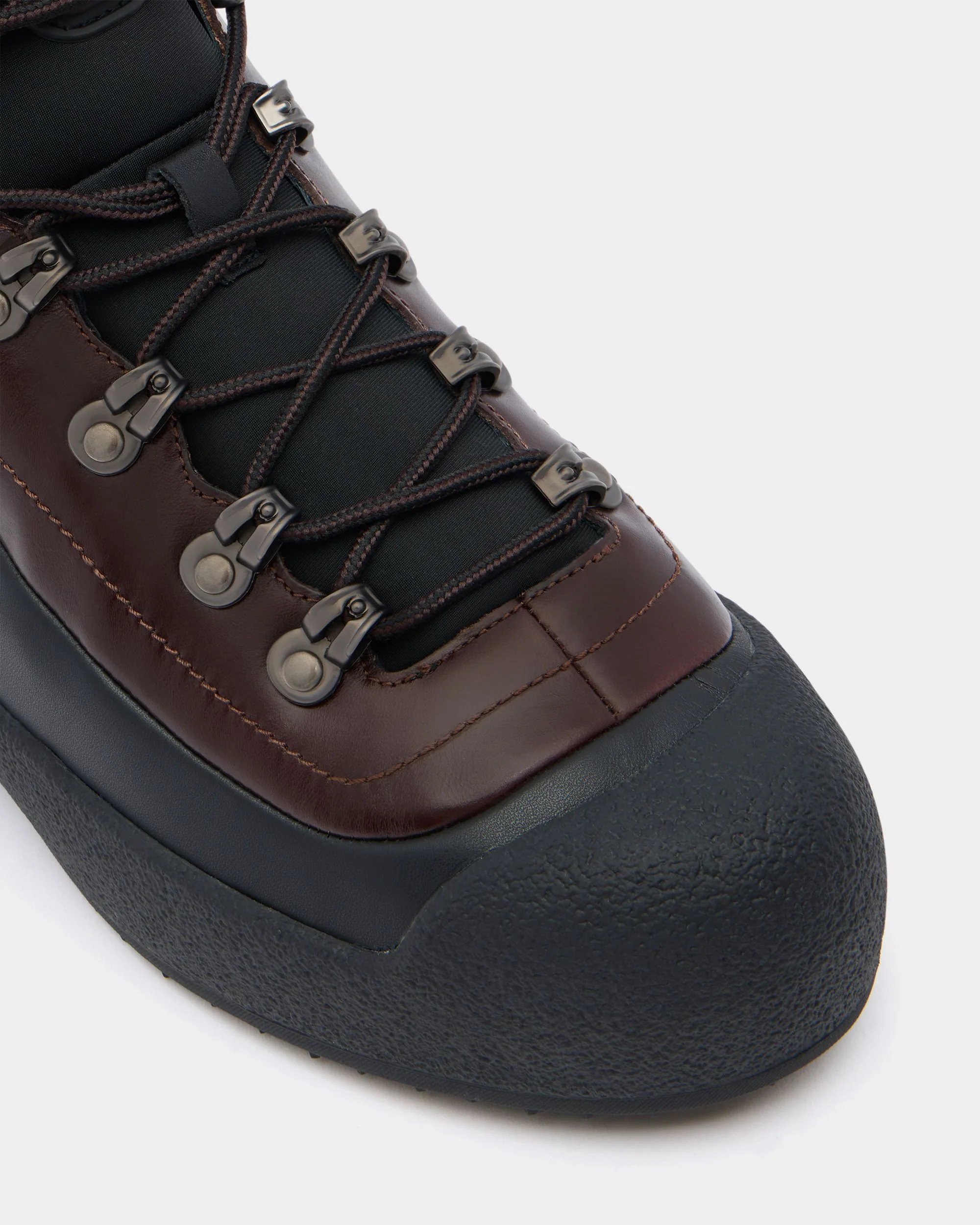 Bally Curling Bootie in Brown Leather - Image 6