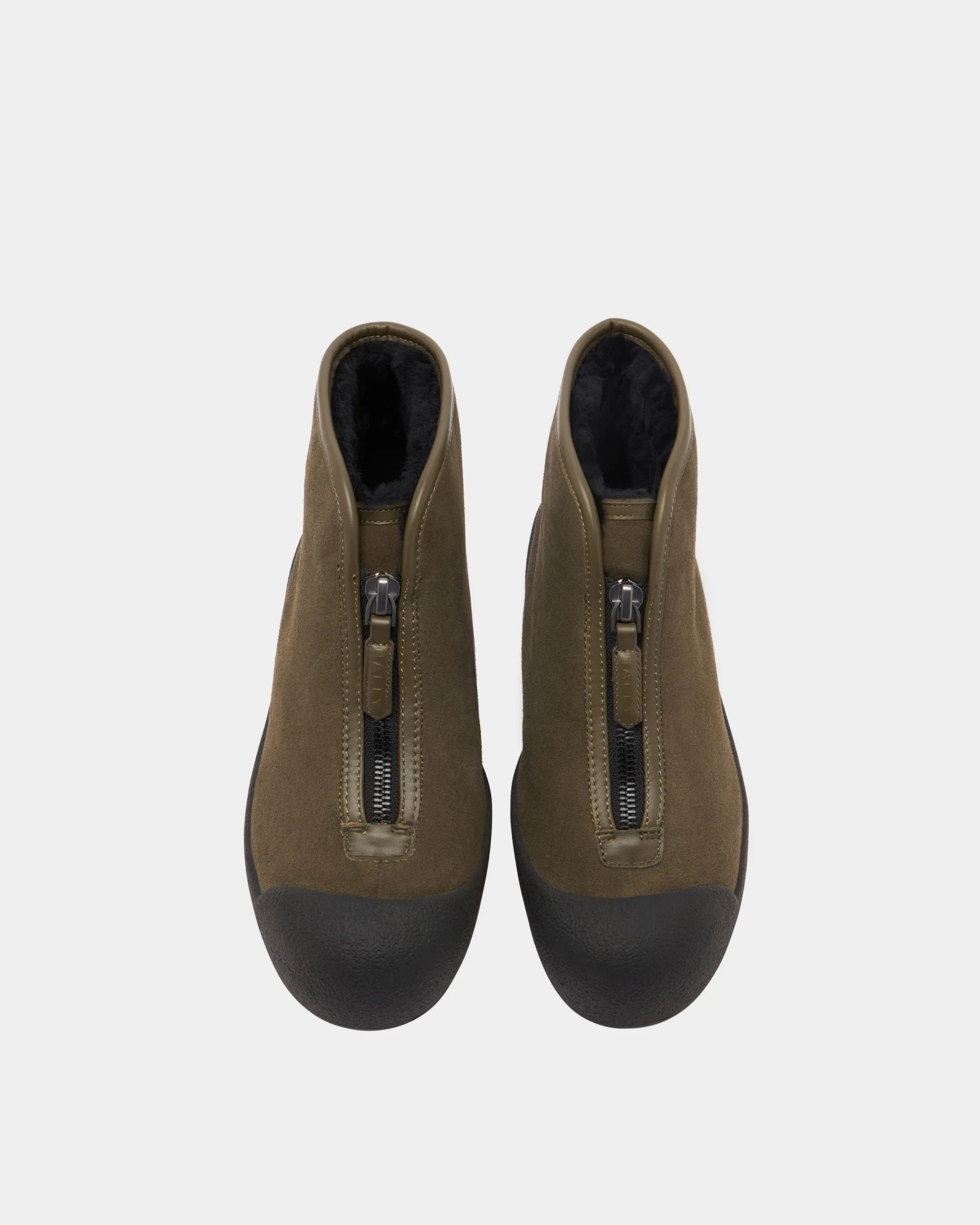 Bally Curling Bootie in Brown Suede - Image 5