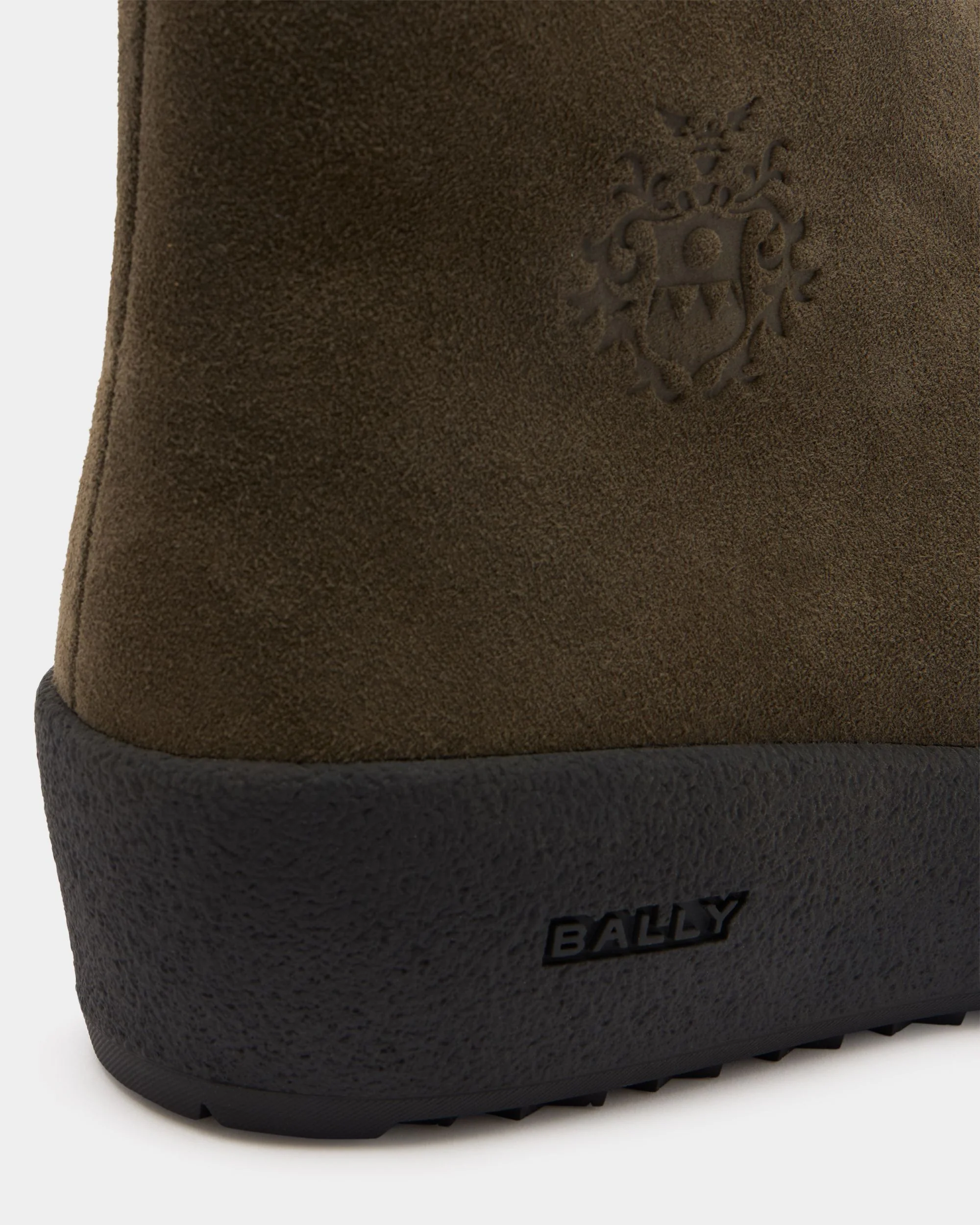 Bally Curling Bootie in Brown Suede - Image 6