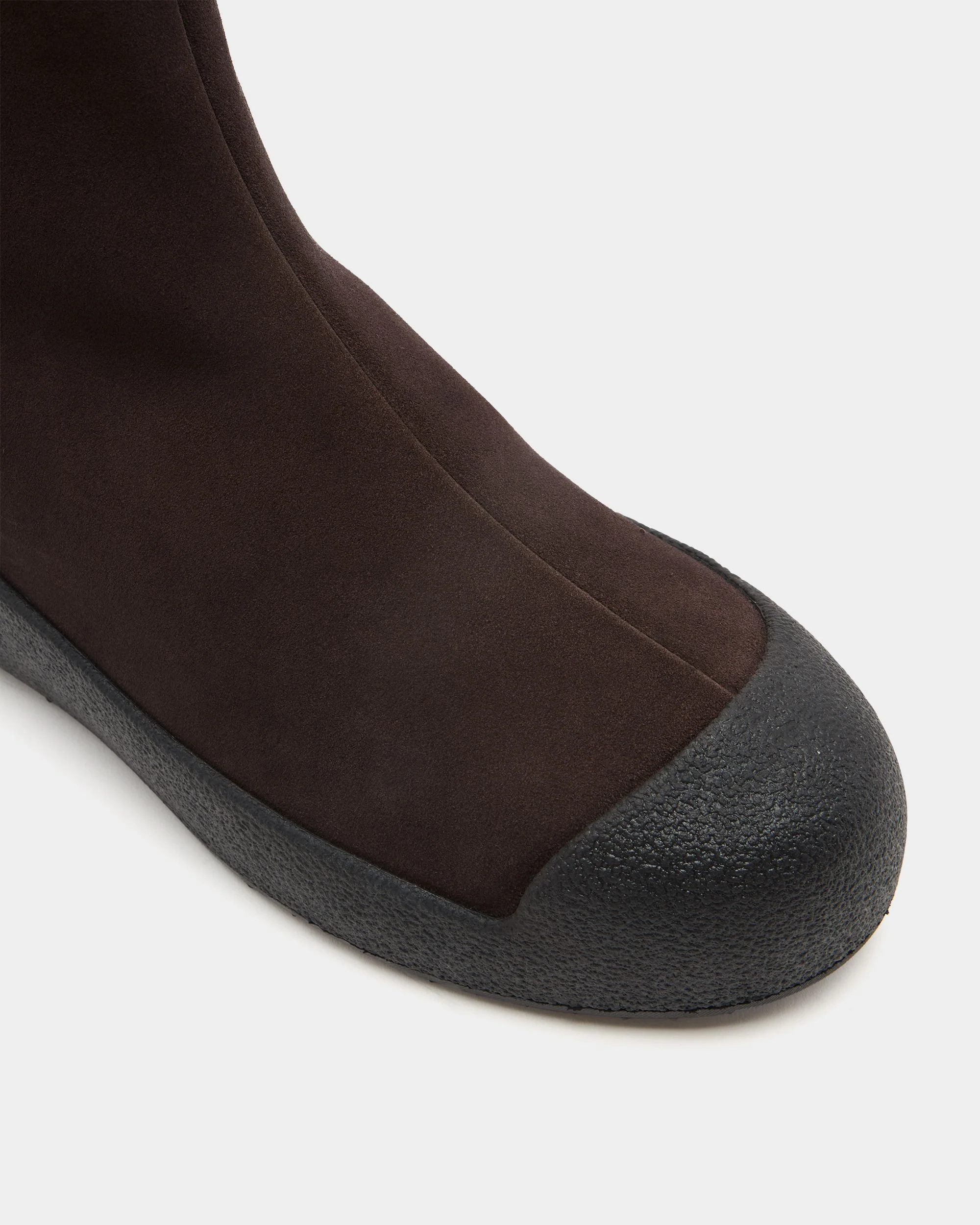 Bally Curling Bootie in Ebano Suede - Image 6