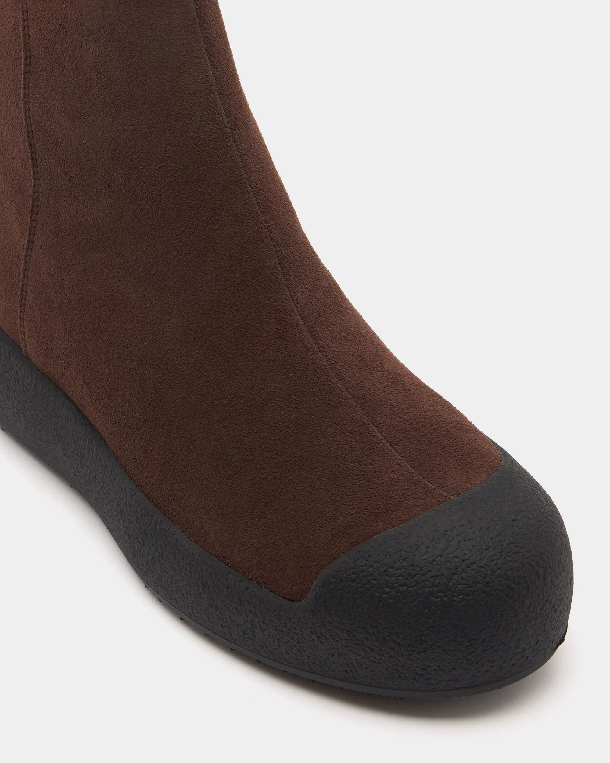 Bally Curling Bootie in Ebano Suede - Image 6