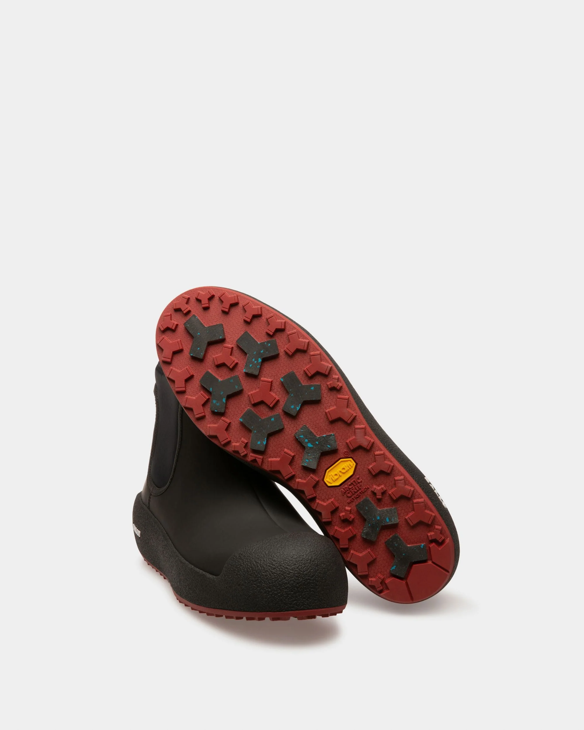 Bally Curling Booties In Black Leather - Image 5