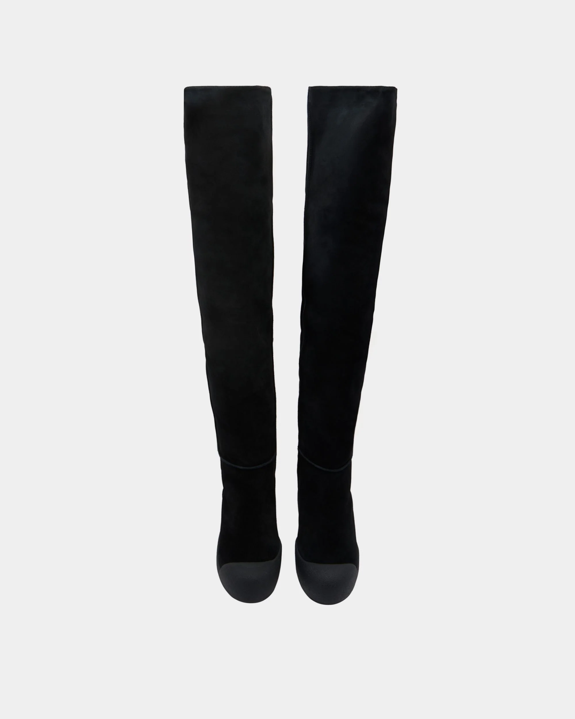 Bally Curling Over-the-knee Boot in Black Suede - Image 5