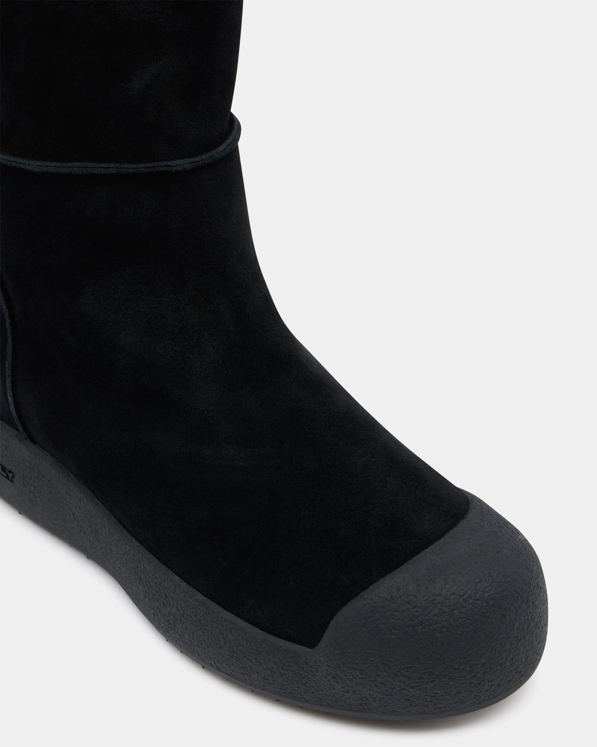 Bally Curling Over-the-knee Boot in Black Suede - Image 6