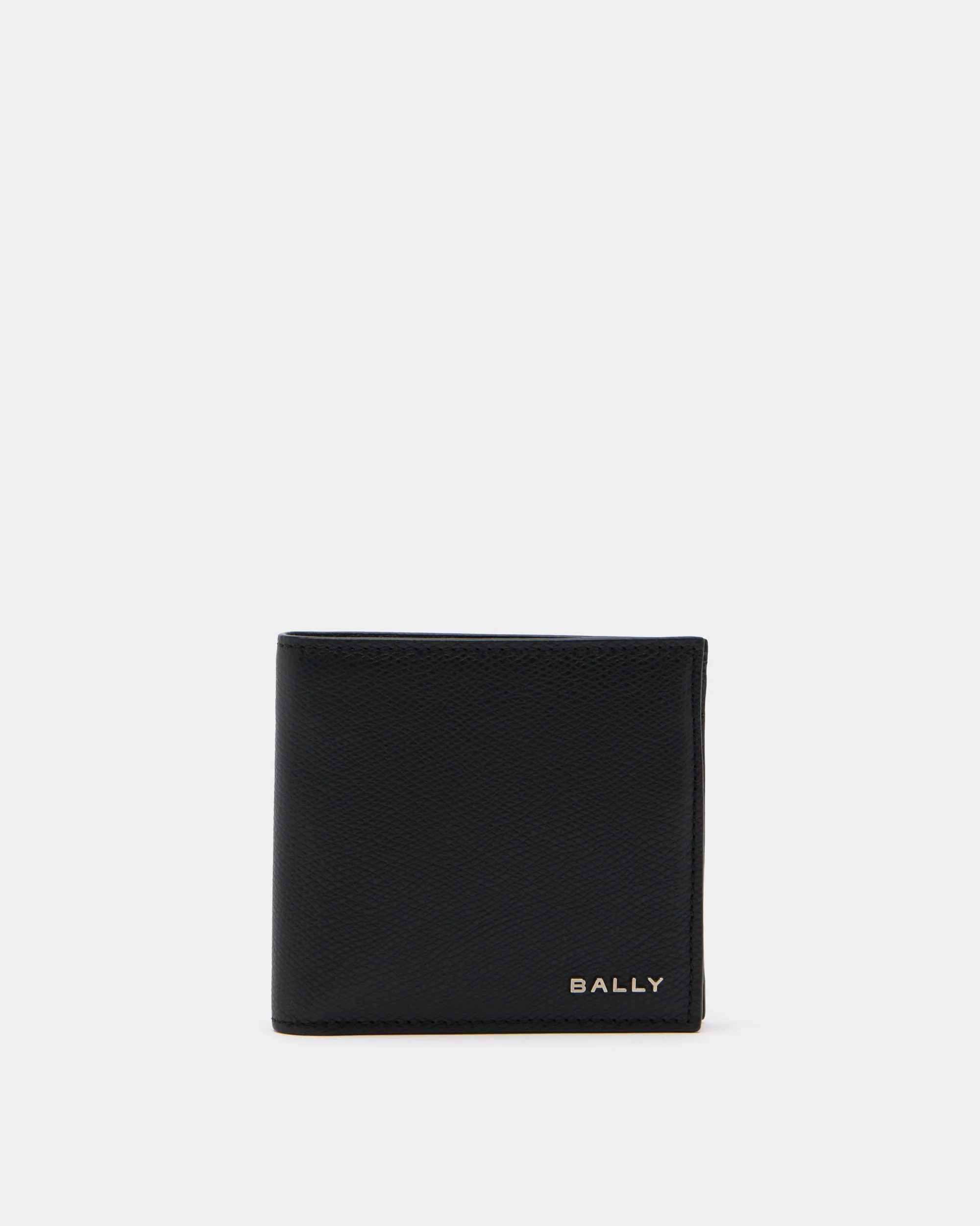 Bally Essential Wallet in Black Grained Leather