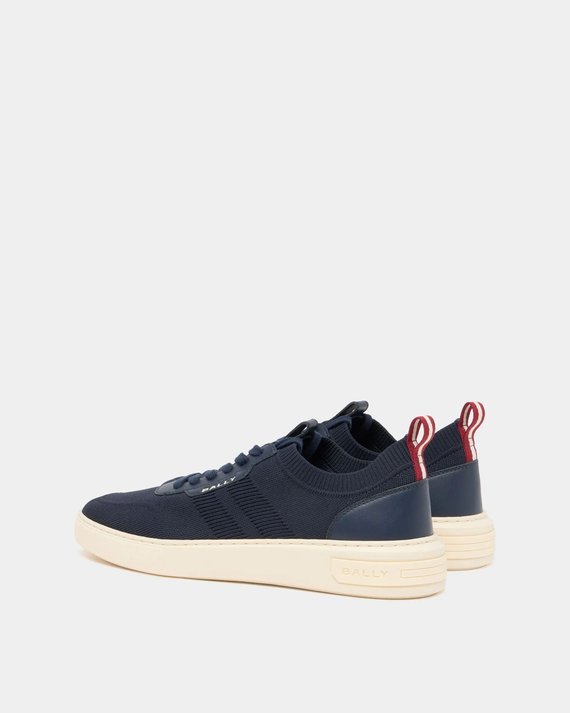 Bally Lift Sneaker in Navy Blue Fabric - Image 4