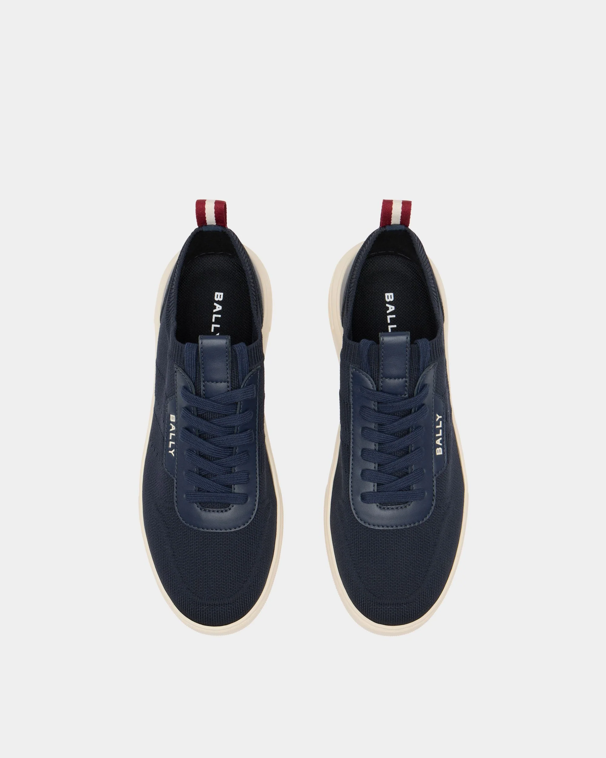Bally Lift Sneaker in Navy Blue Fabric - Image 5