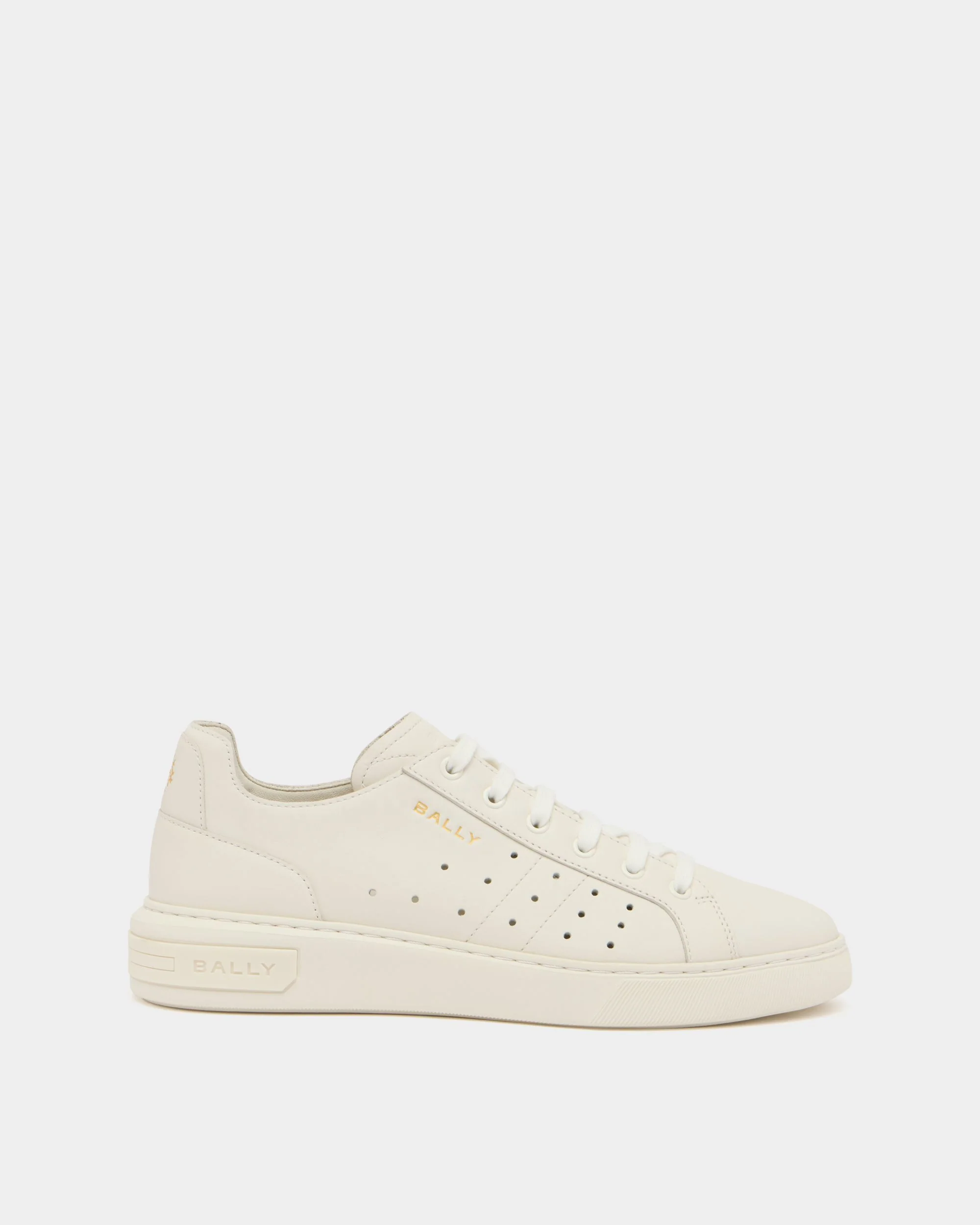 Bally Lift Sneaker in White Leather