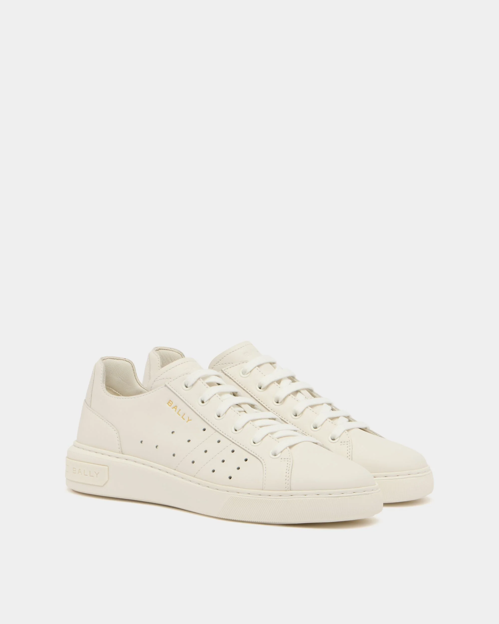 Bally Lift Sneaker in White Leather - Image 3