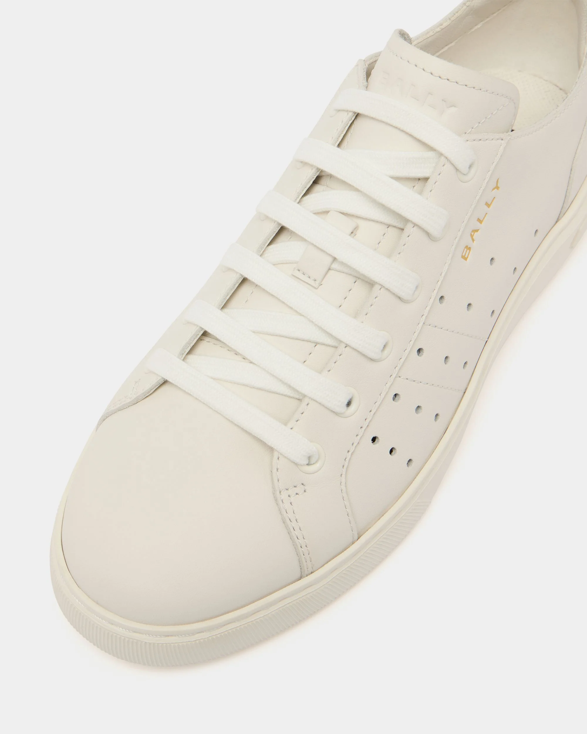 Bally Lift Sneaker in White Leather - Image 6