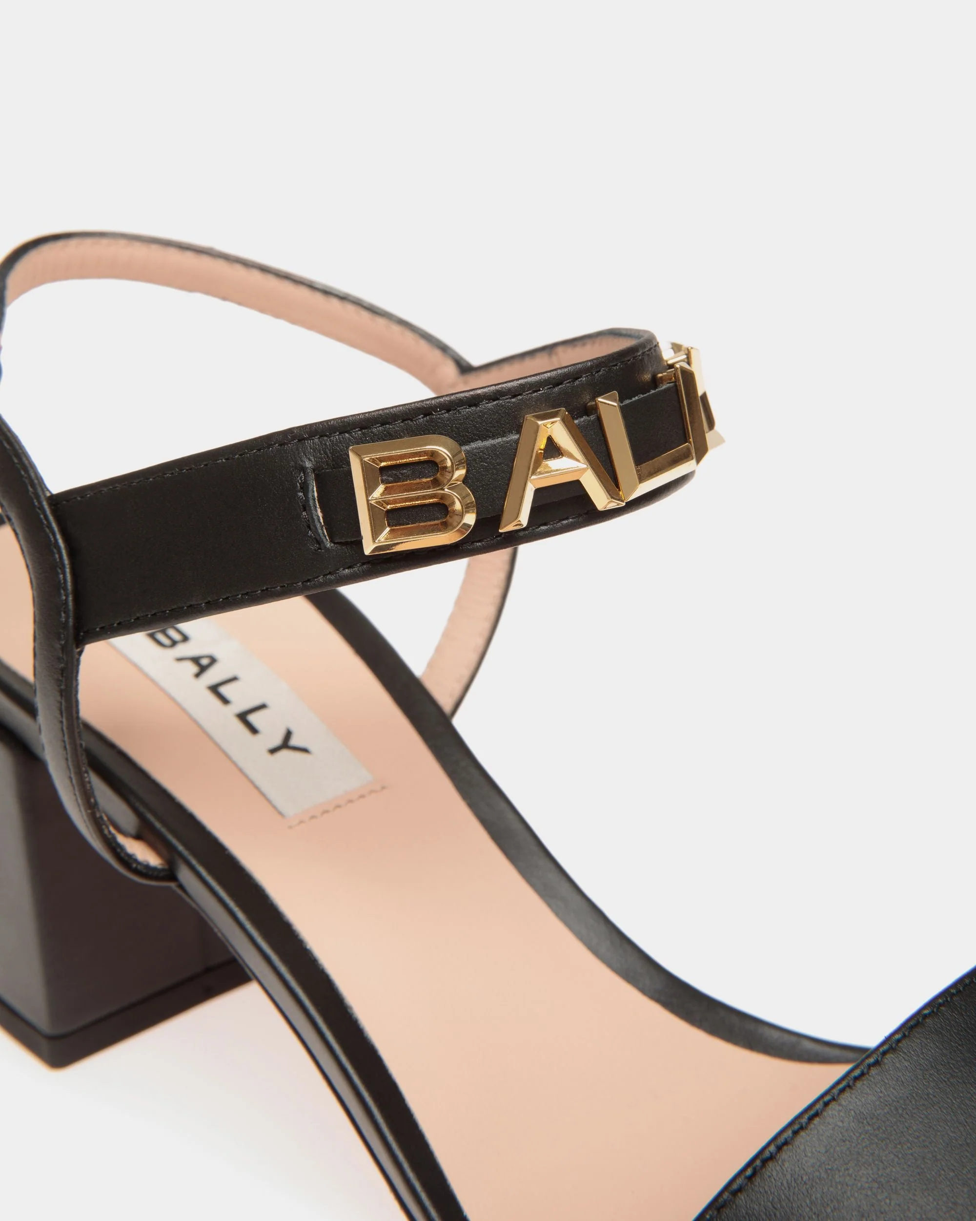 Bally Spell Heeled Sandal in Leather - Image 4