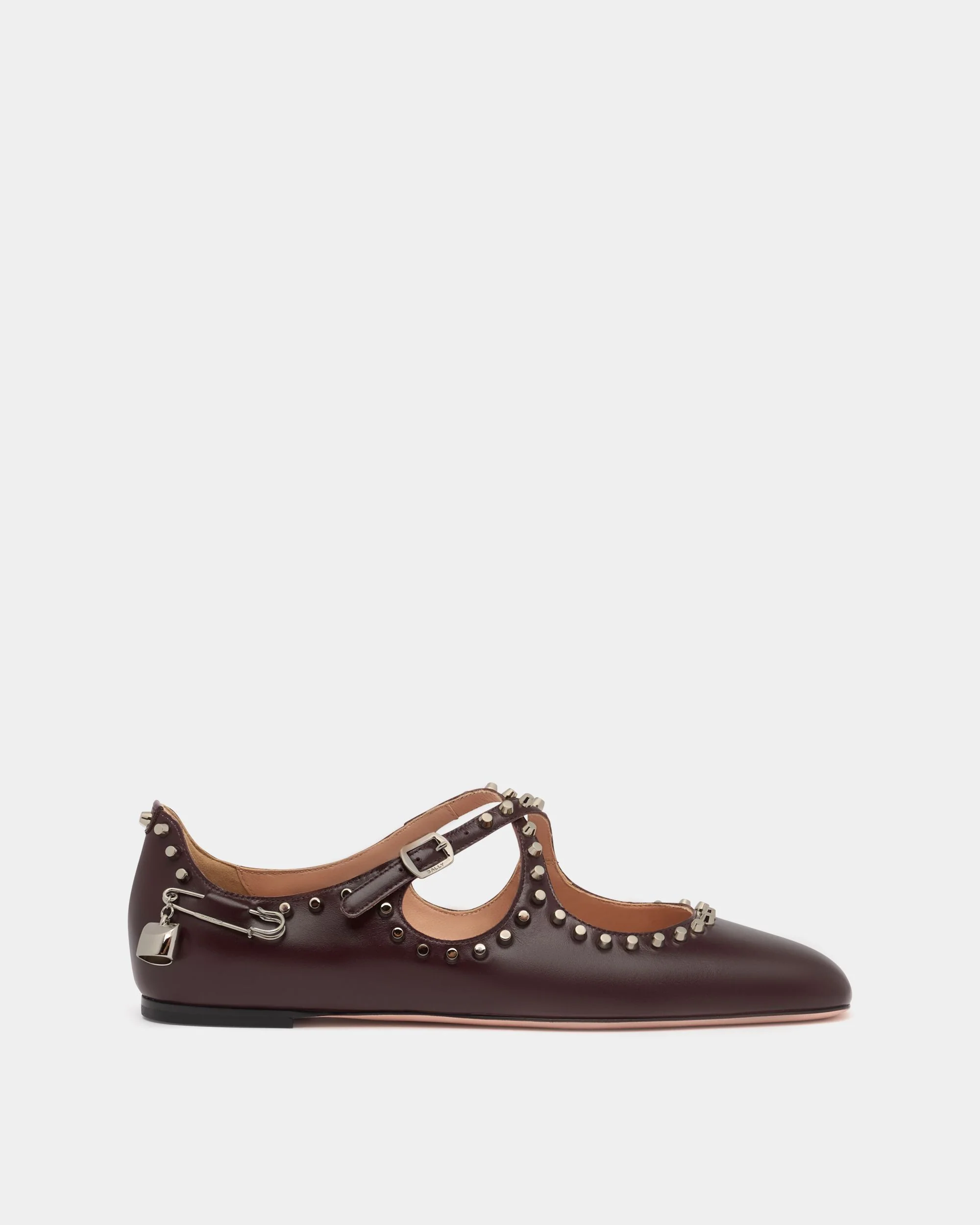 Ballyrina Flat in Andorra Leather