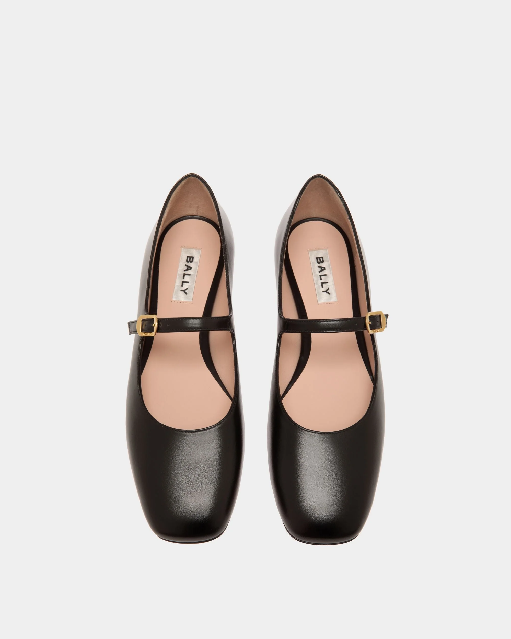 Ballyrina Flat in Black Leather - Image 5