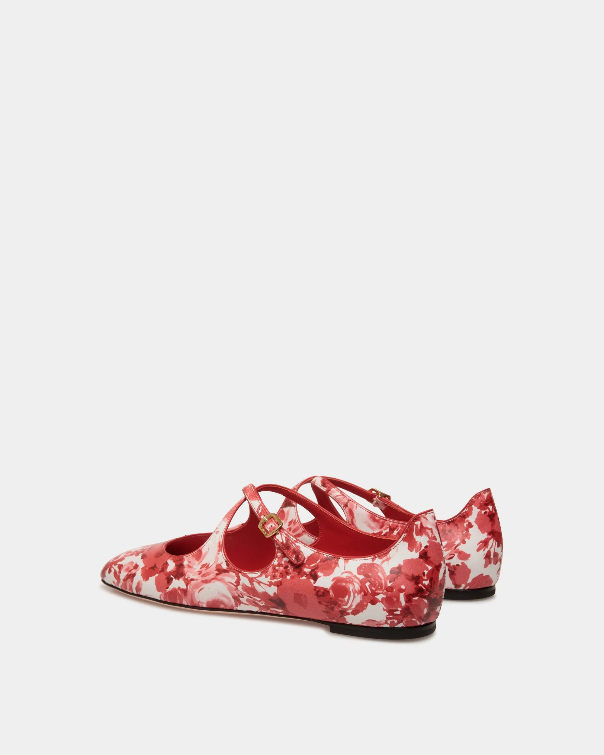 Ballyrina Flat in Red Leather - Image 4
