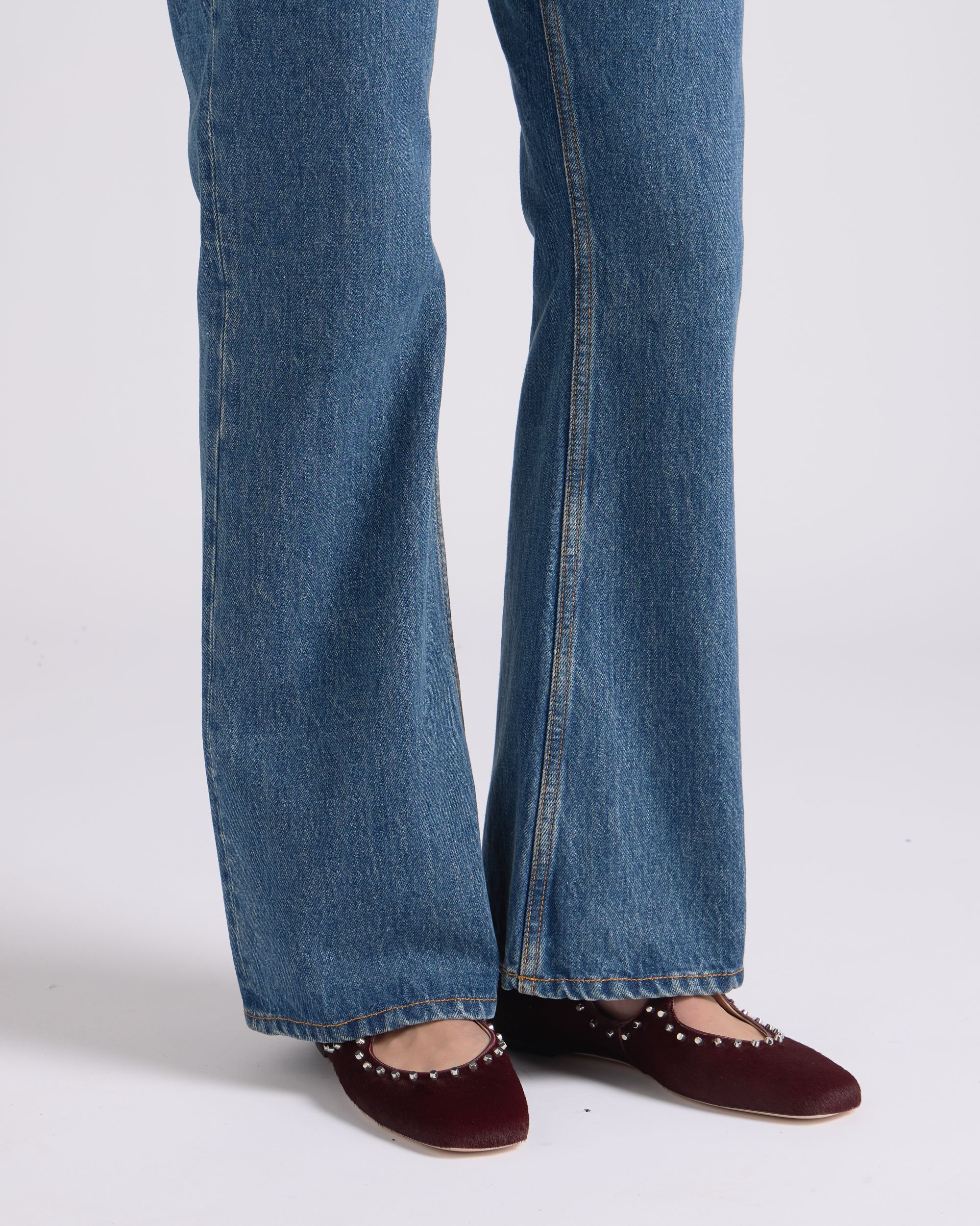 Ballyrina Flat in Syrah Pony Hair - Image 2