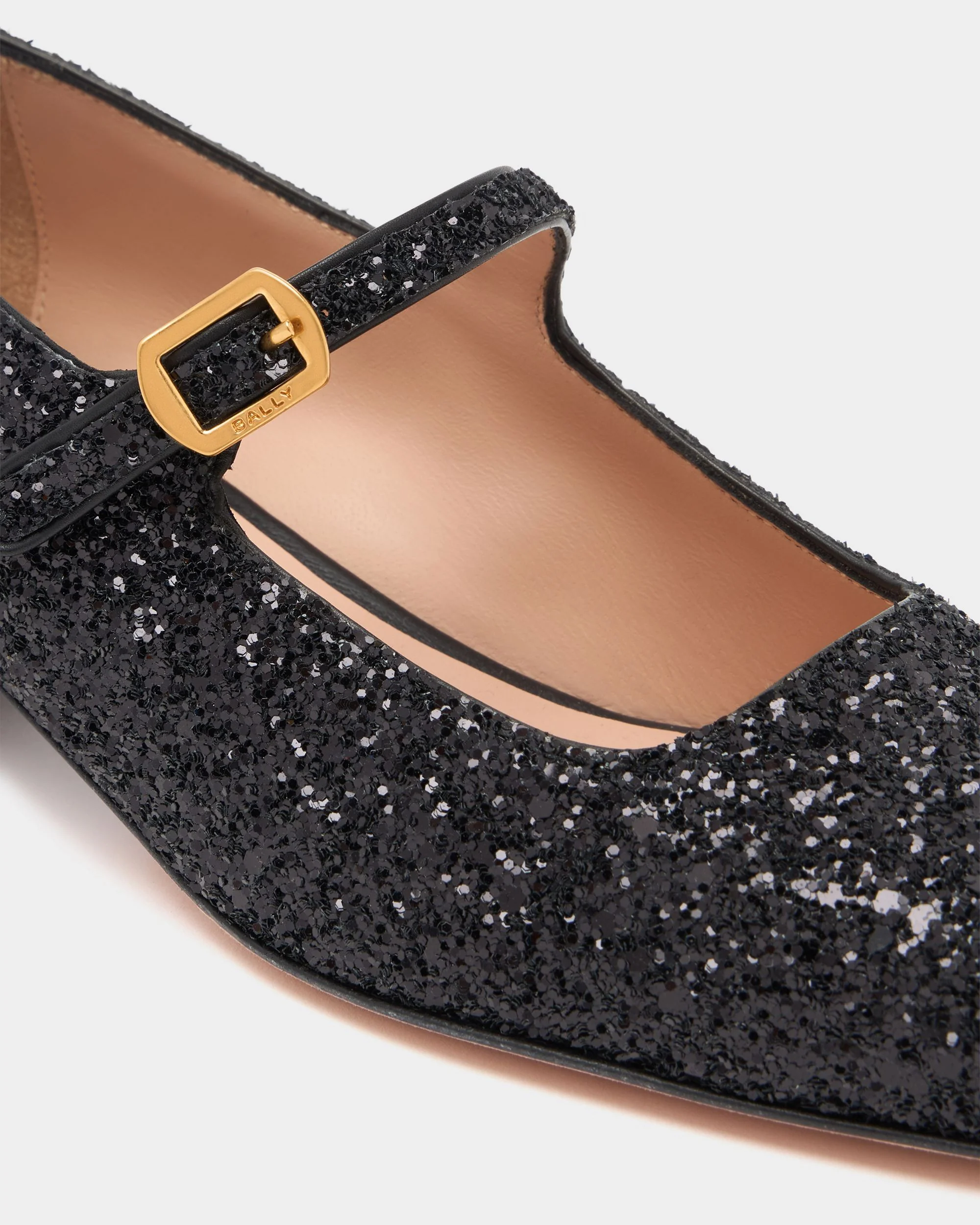 Ballyrina Pump in Black Glitter - Image 5