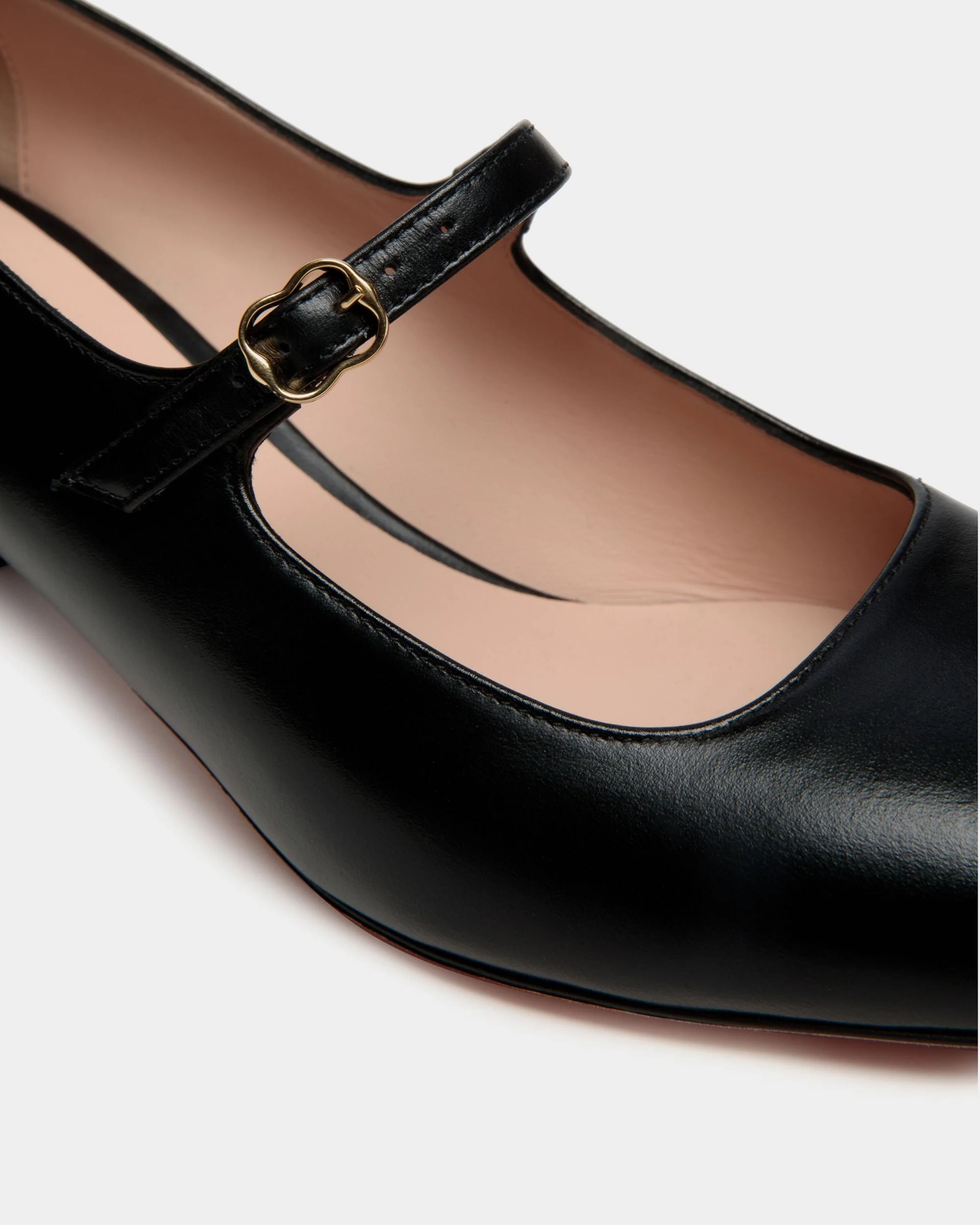 Ballyrina Pump In Black Leather - Image 4