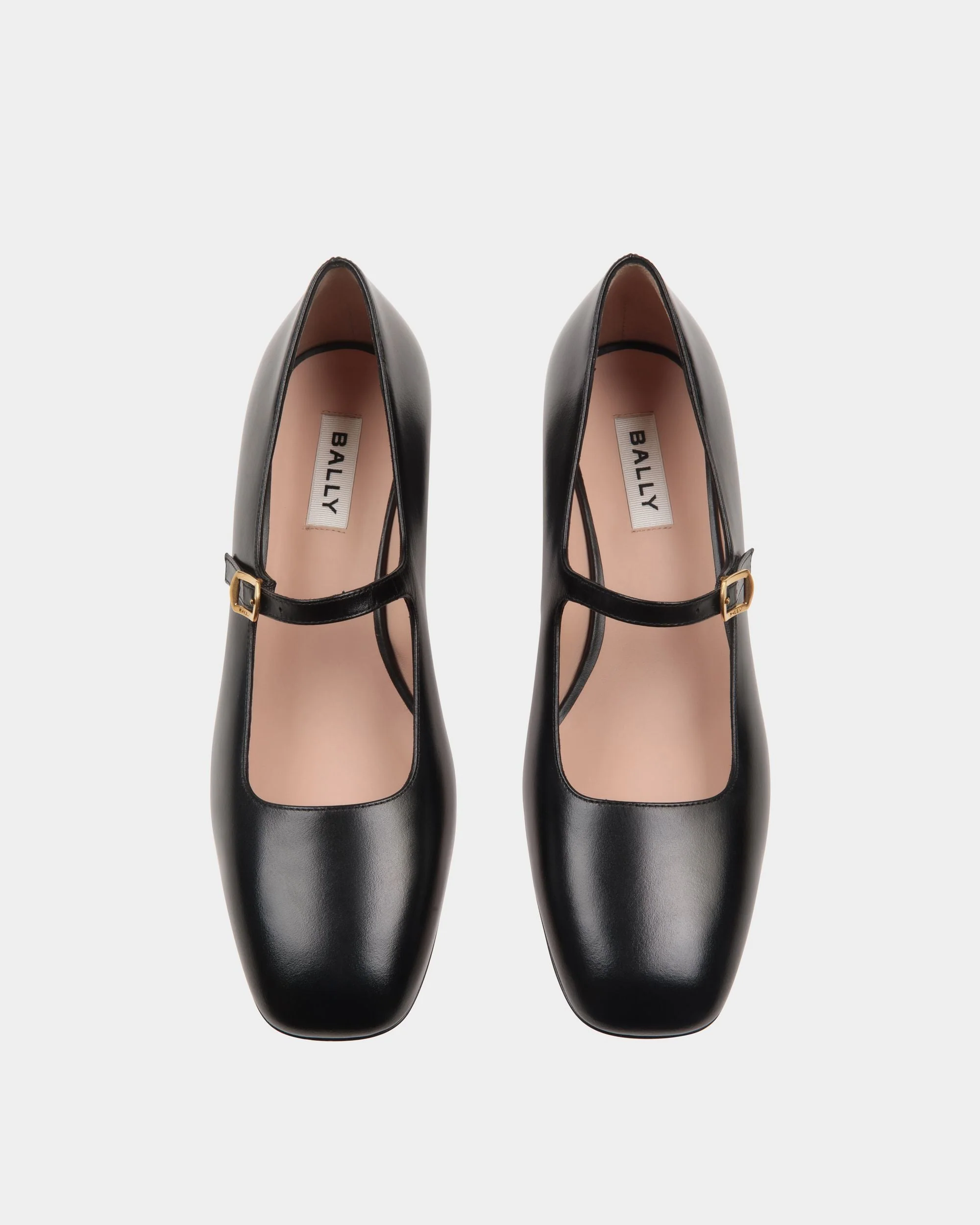 Ballyrina Pump in Black Leather - Image 4