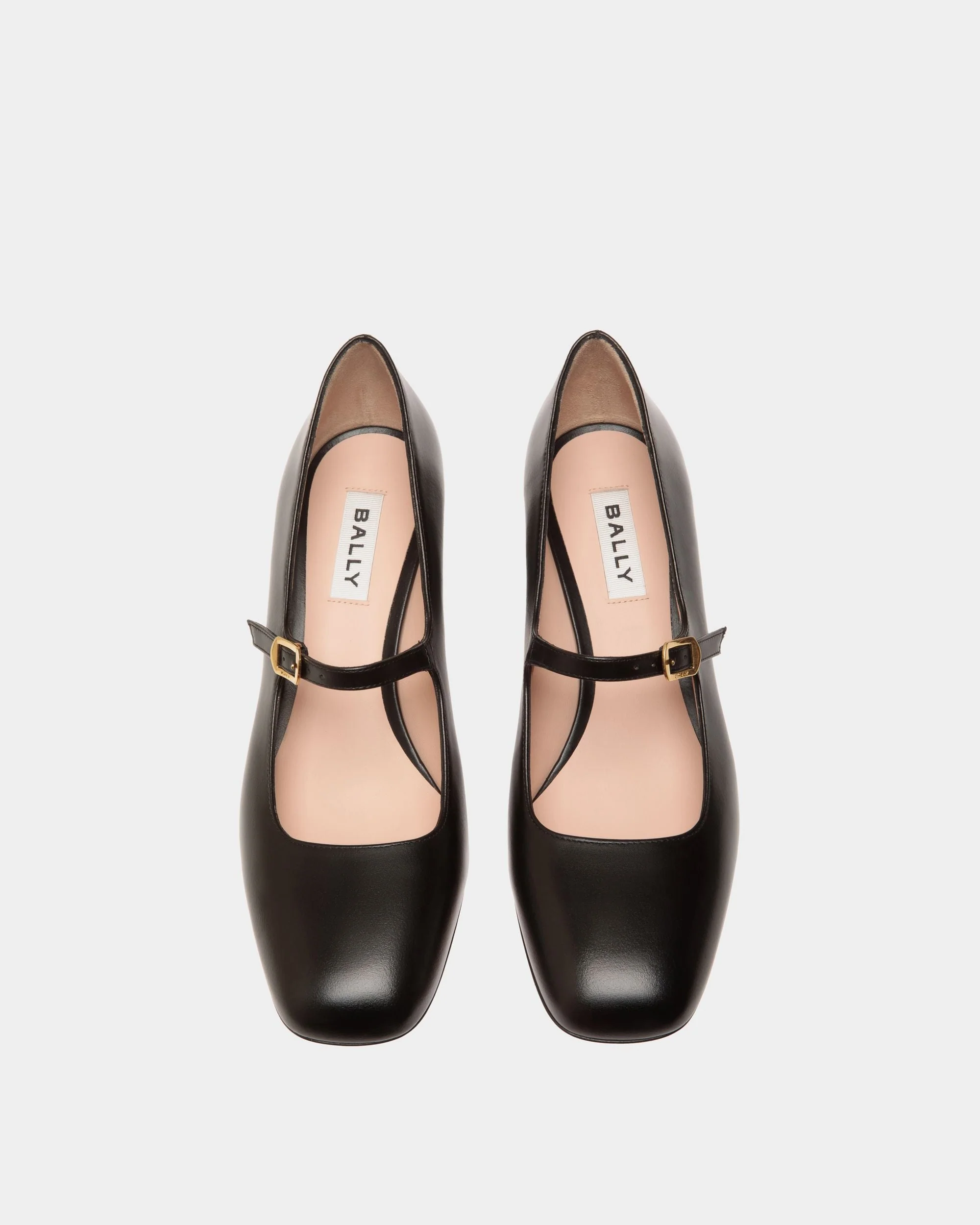 Ballyrina Pump in Black Leather - Image 5