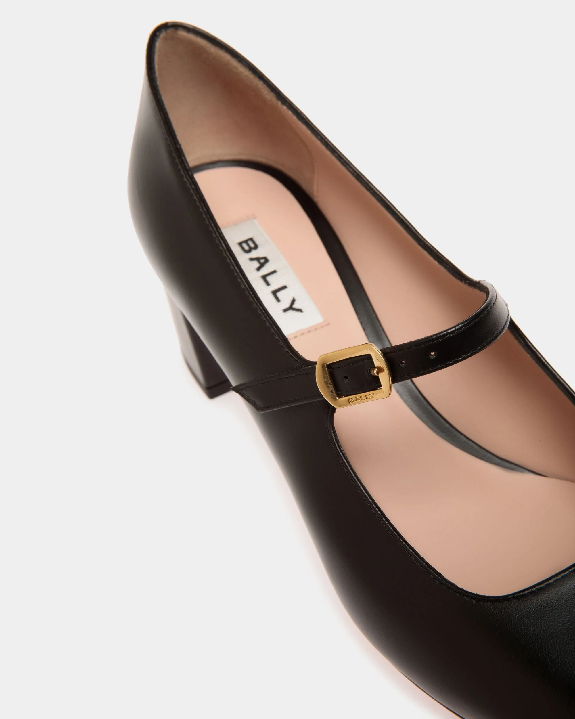 Ballyrina Pump in Black Leather - Image 6