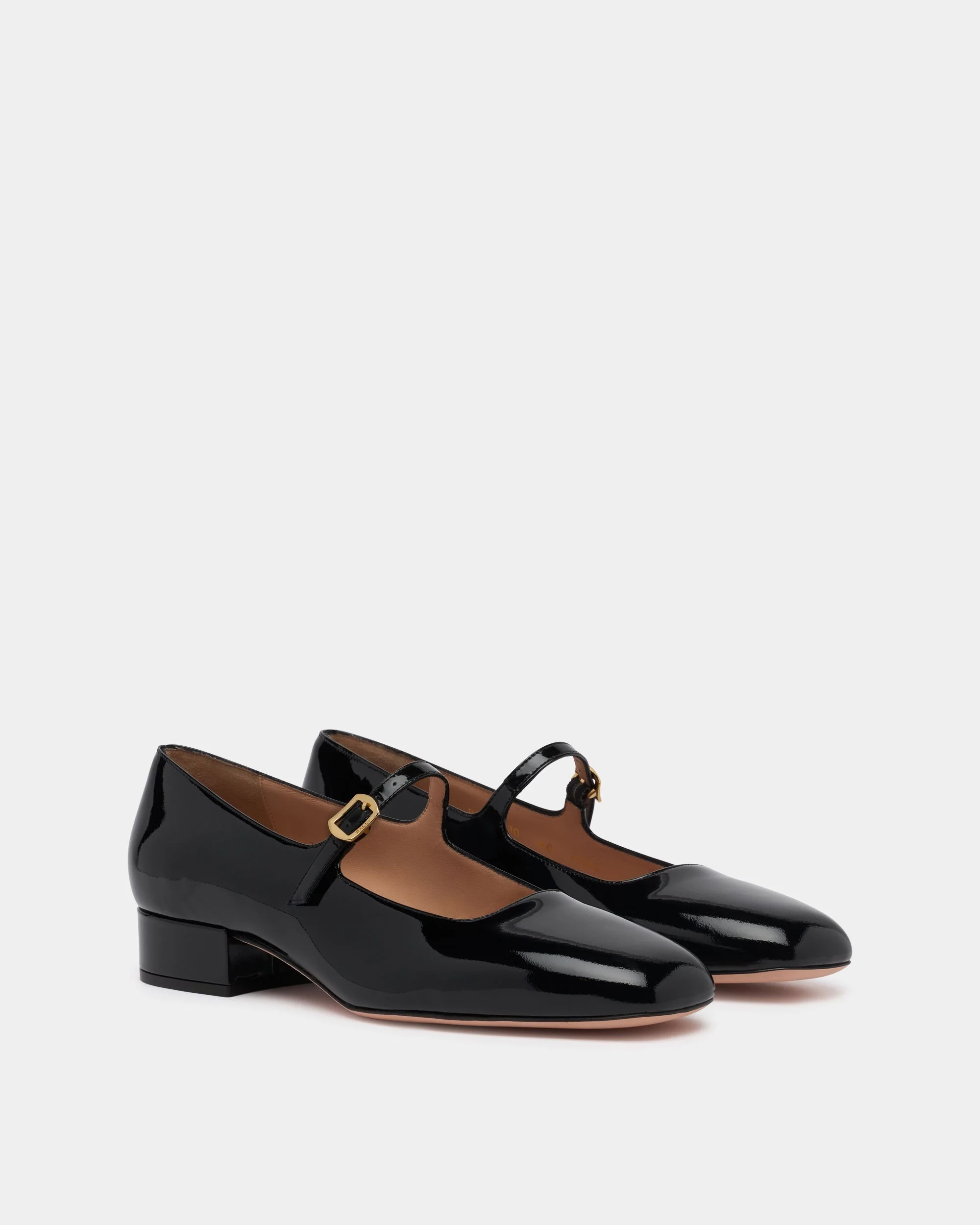 Ballyrina Pump in Black Patent Leather - Image 2