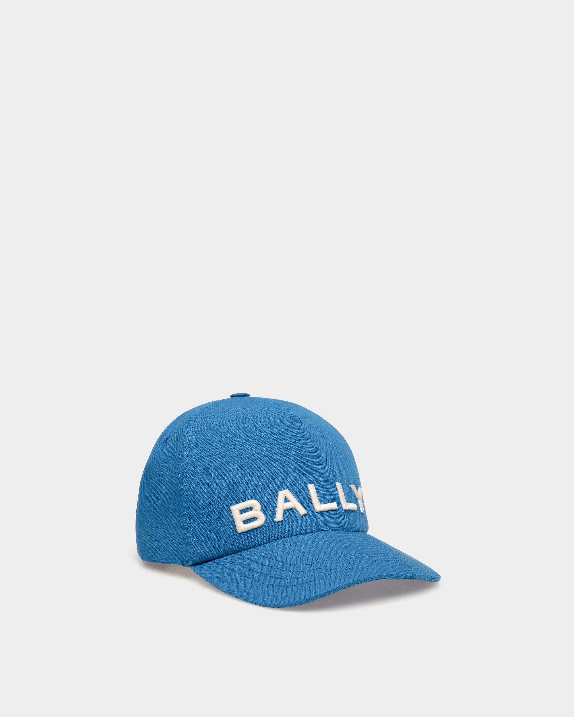 Baseball Hat In Blue Cotton