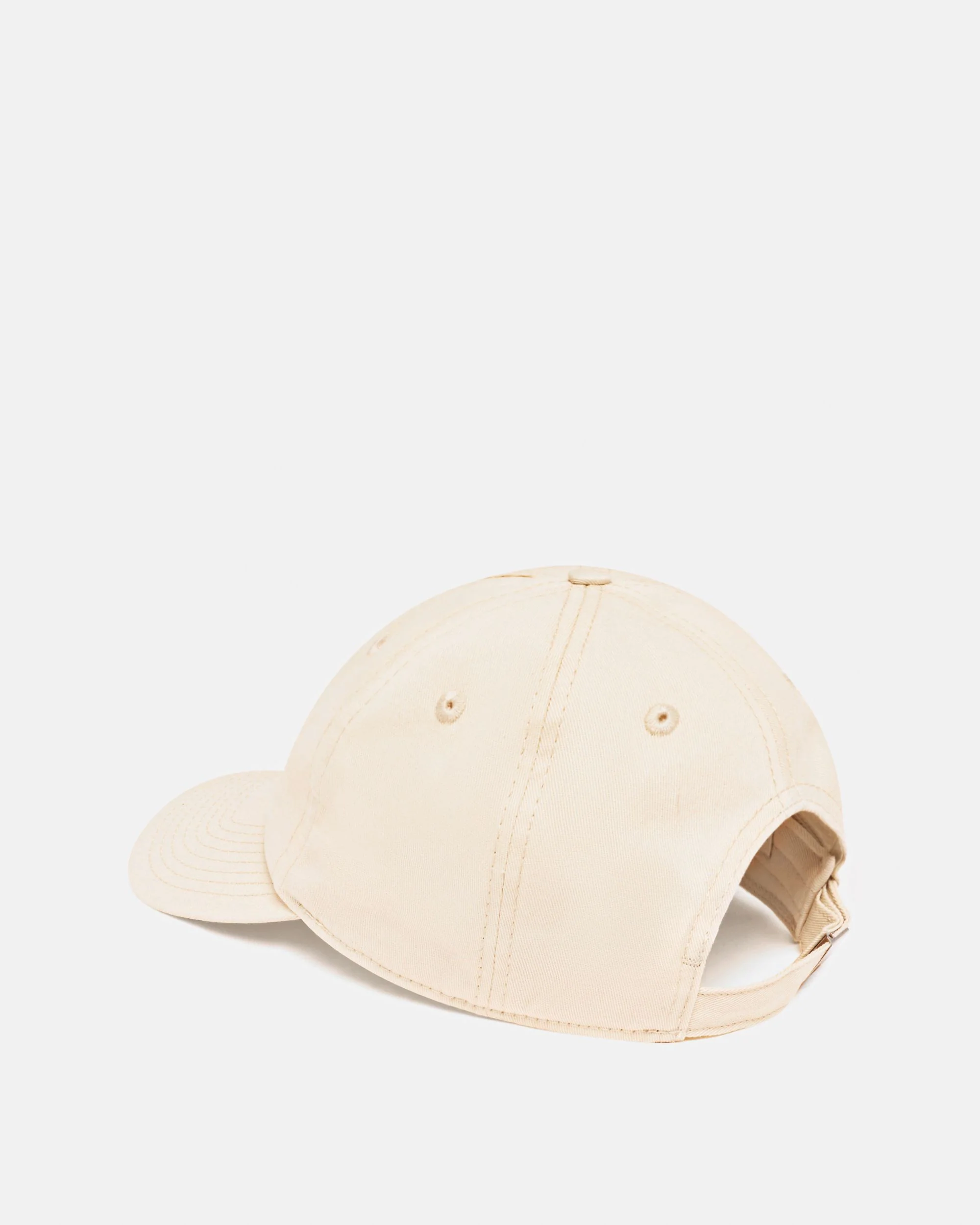 Baseball Hat in Ivory Cotton With the Bally Sourire - Image 3