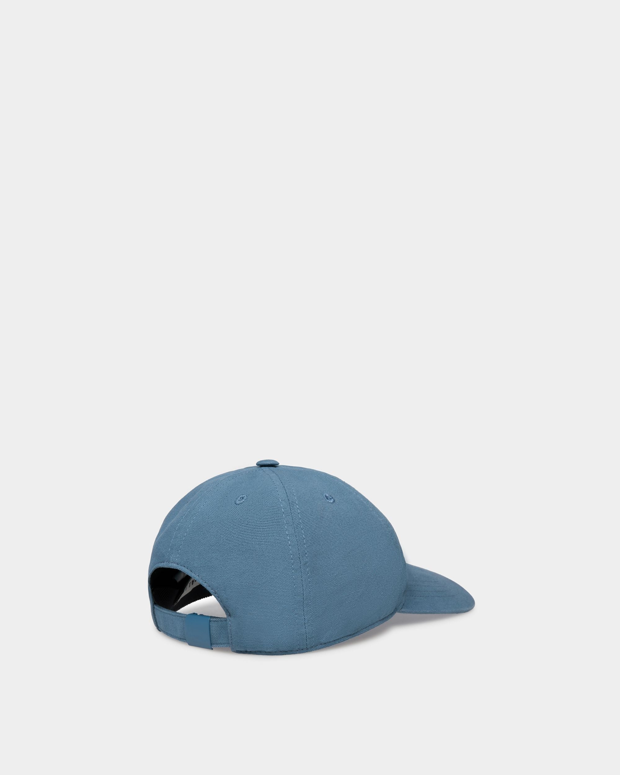 Baseball Hat in Light Blue Cotton - Image 3
