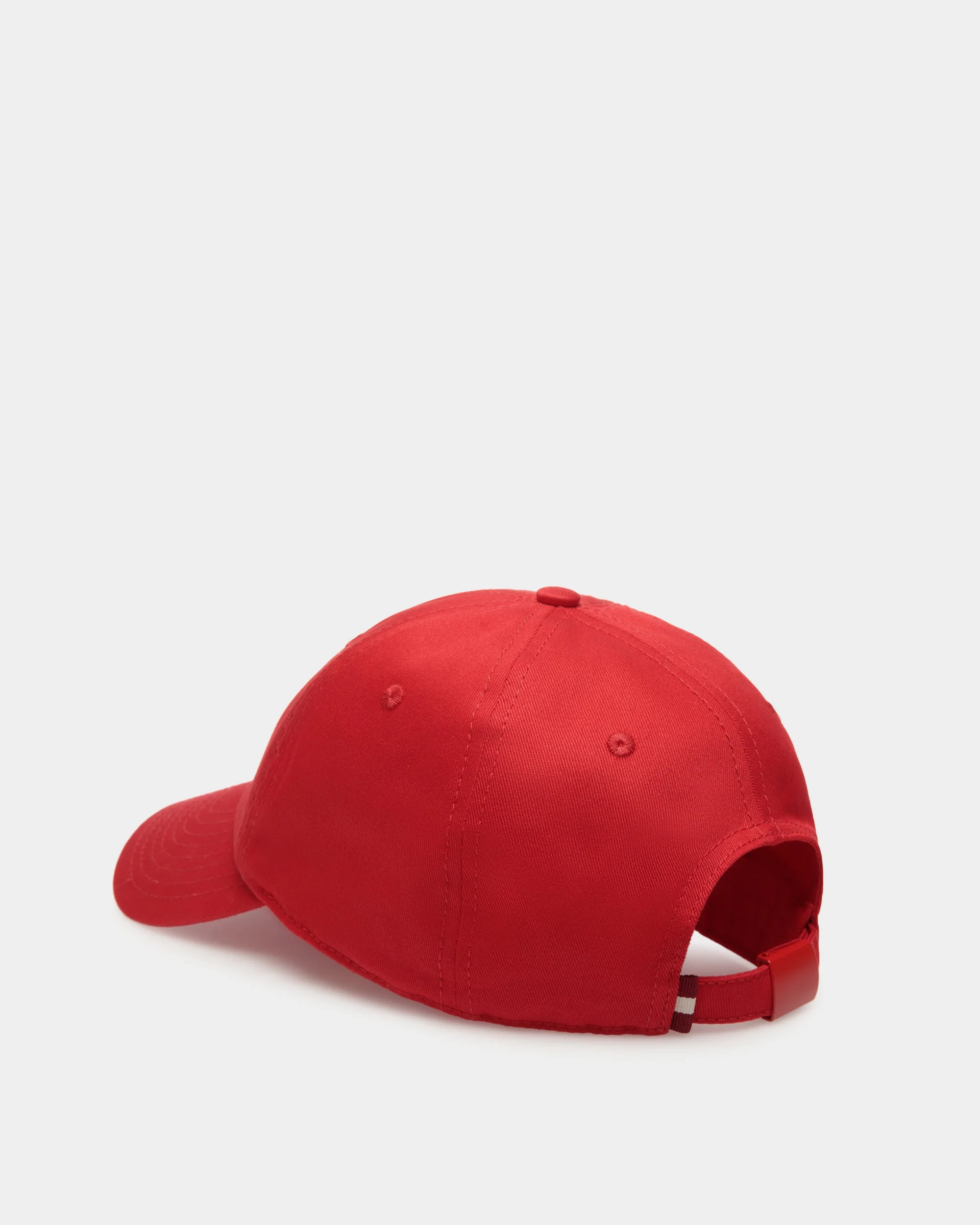 Baseball Hat in Red Cotton - Image 2
