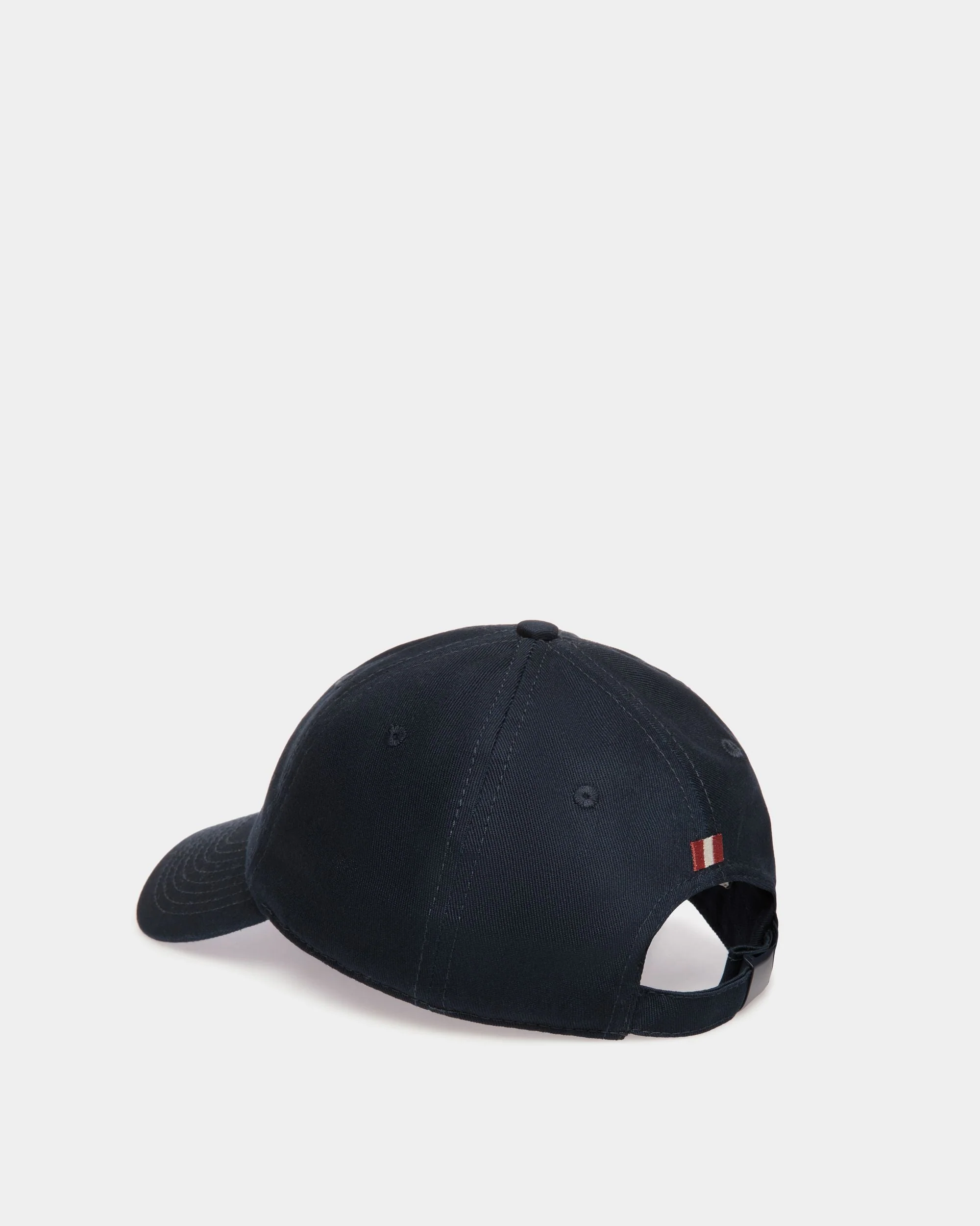 Baseball Hat With Enchanting Mushrooms in Navy Blue Cotton - Image 3