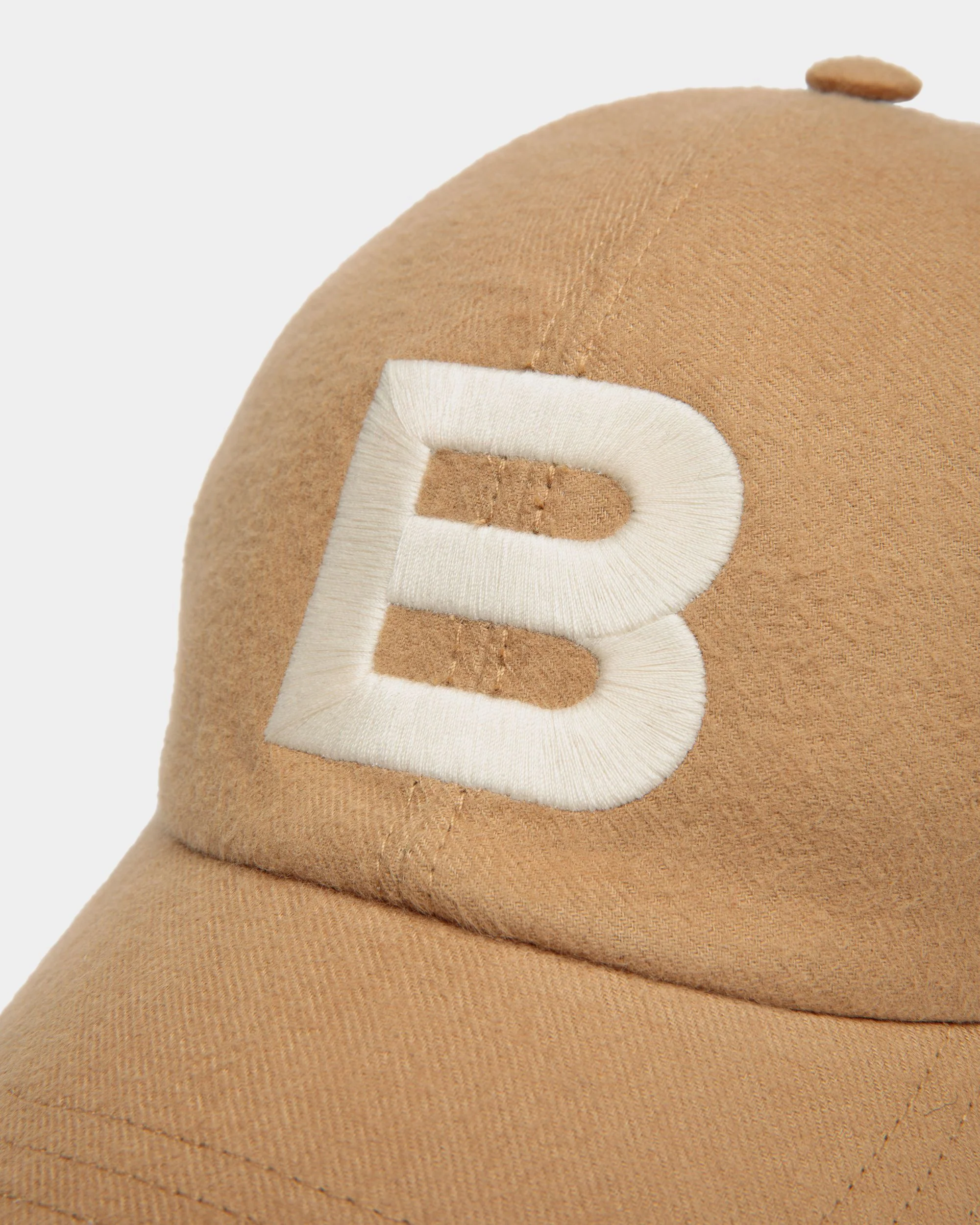 Baseball Hat With Logo In Brown Cotton - Image 3