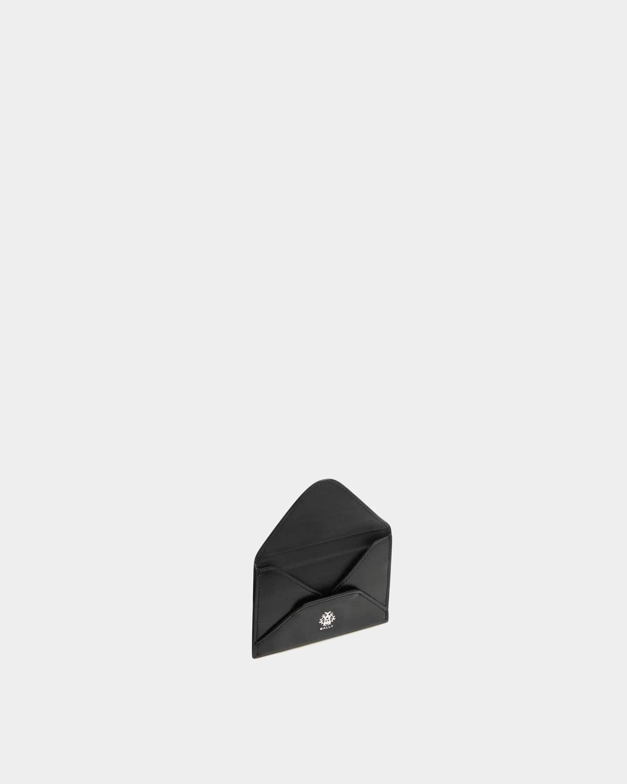 Beckett Card Holder in Black Leather - Image 3