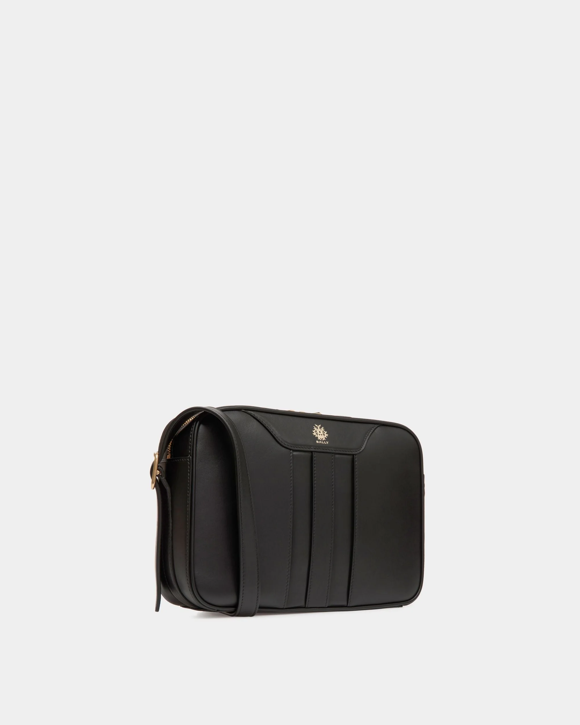 Beckett Crossbody Bag In Black Leather - Image 4
