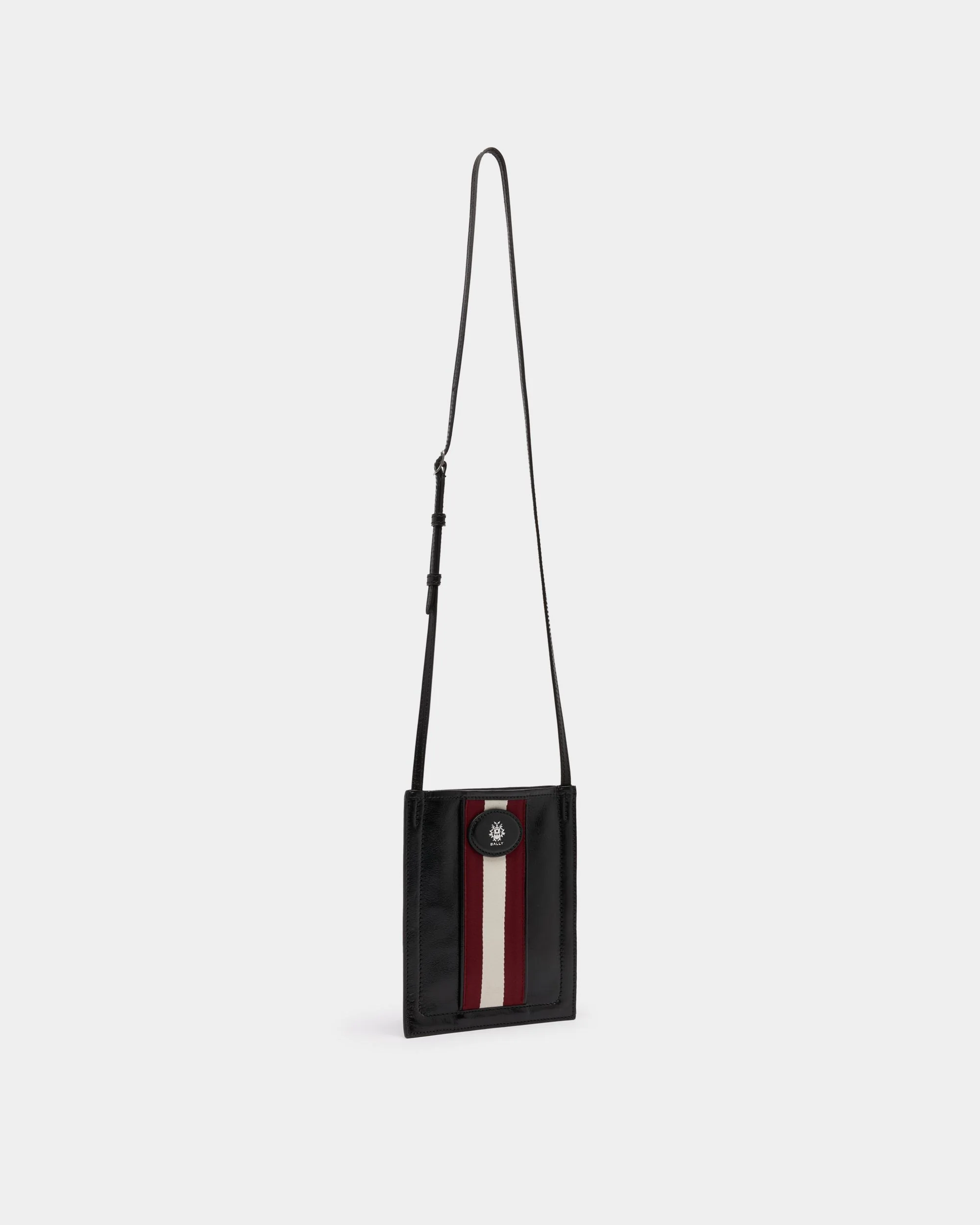 Beckett Crossbody Bag in Black Leather - Image 3